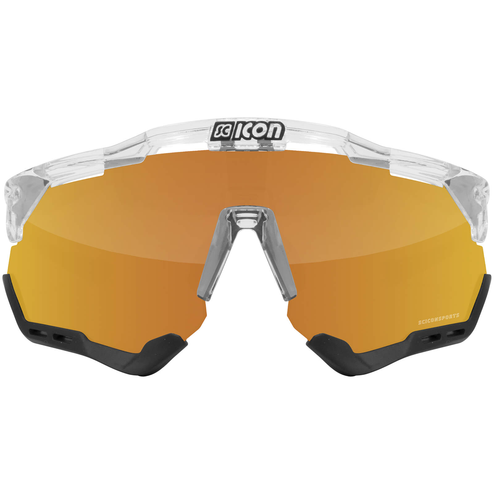 Scicon Aeroshade Road Sunglasses - Crystal Gloss - Multimirror Bronze