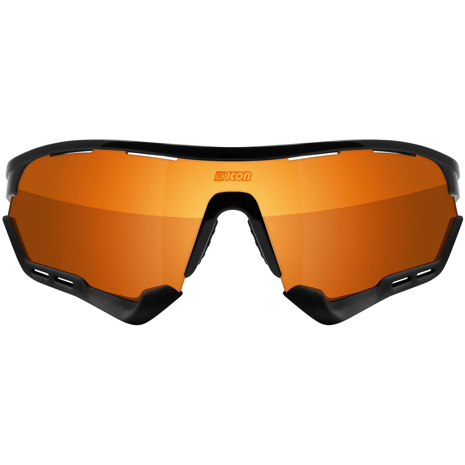 Scicon Aerotech Xl Road Sunglasses - Black Gloss - Multilaser Bronze