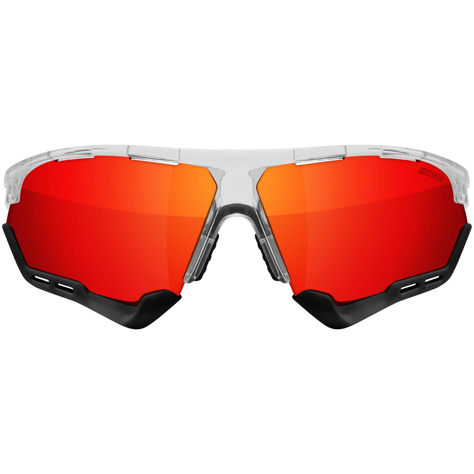 Scicon Aerocomfort Xl Road Sunglasses - Crystal Gloss - Multilaser Red