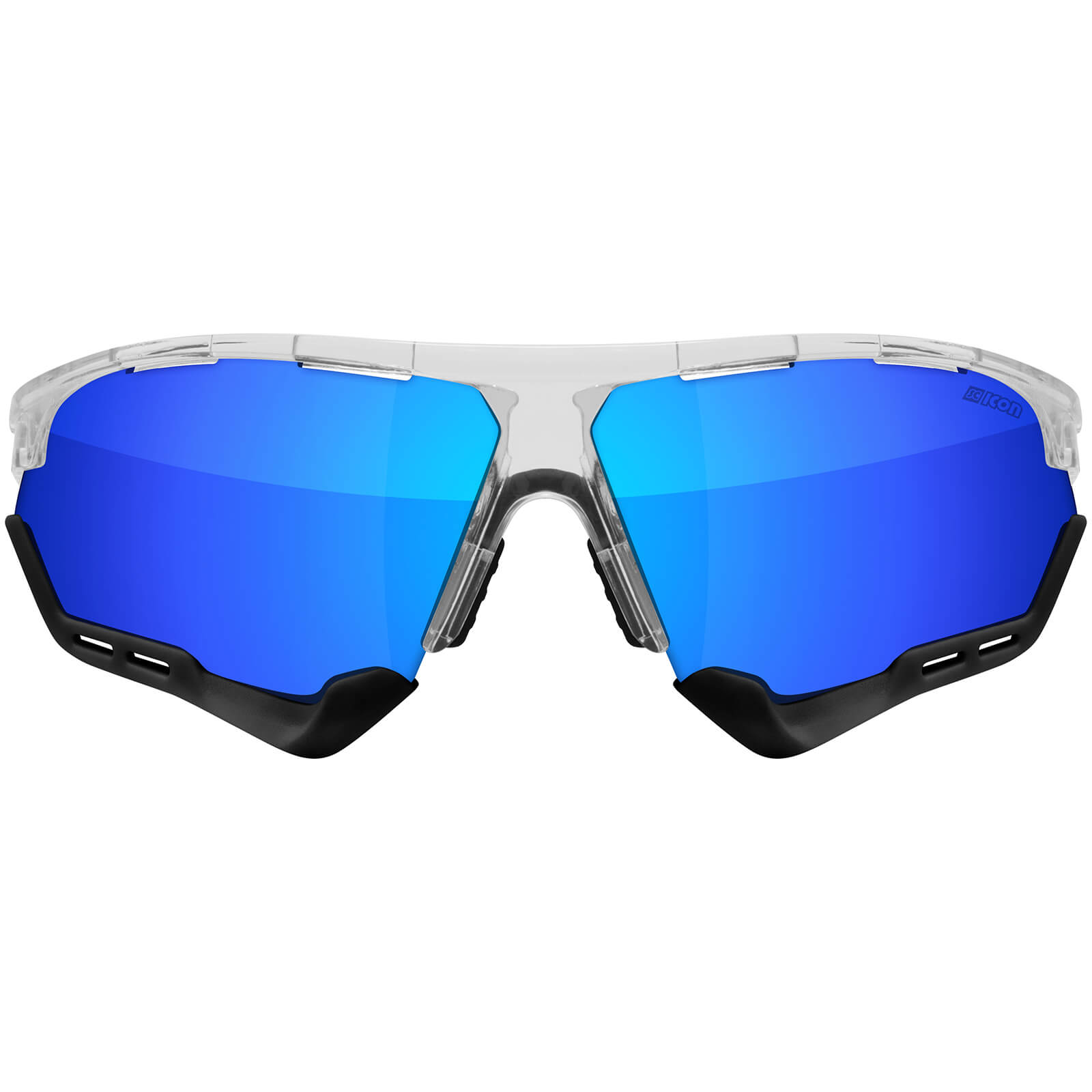 Scicon Aerocomfort Xl Road Sunglasses - Crystal Gloss - Multilaser Blue