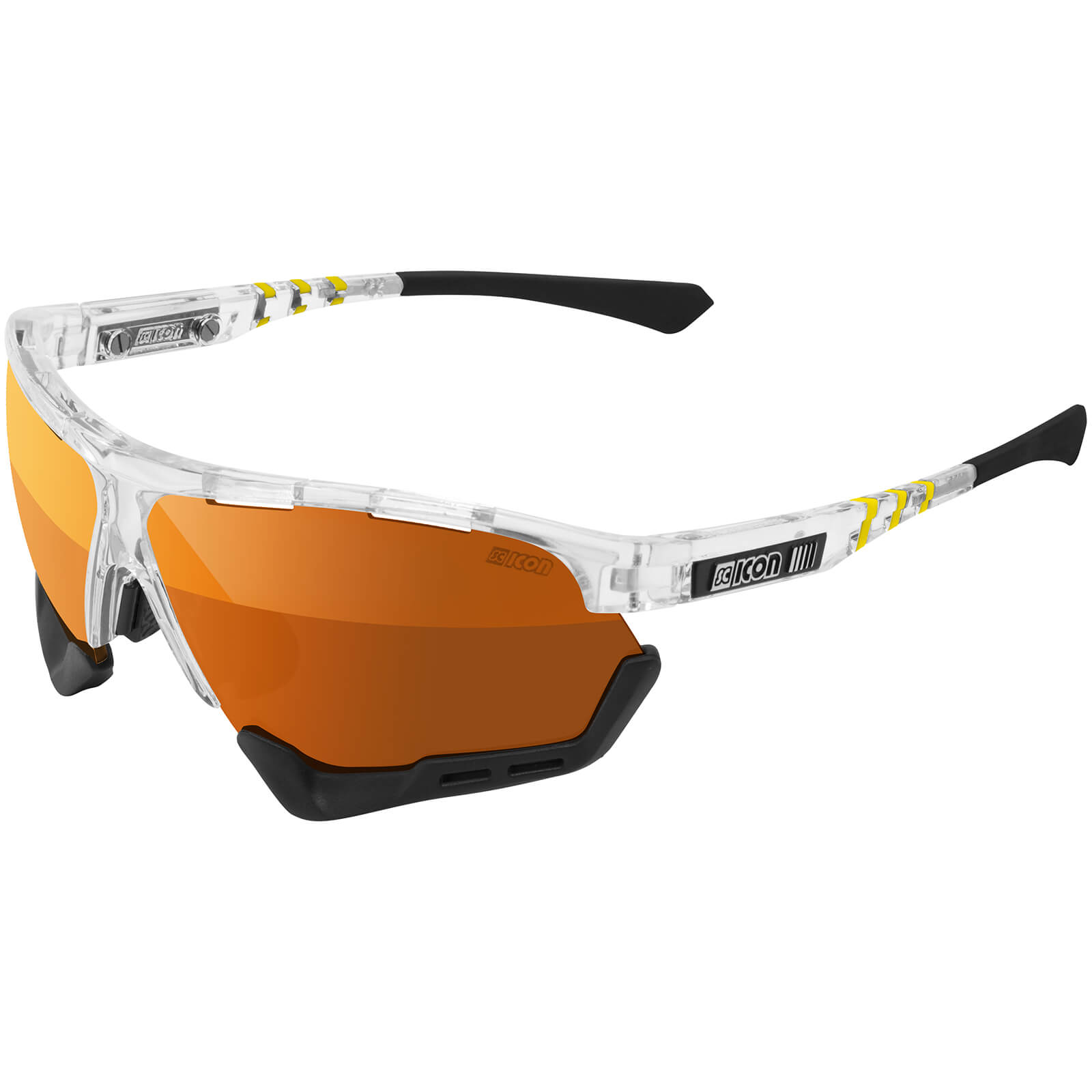 Scicon Aerocomfort XL Road Sunglasses - Crystal Gloss - Multilaser Bronze