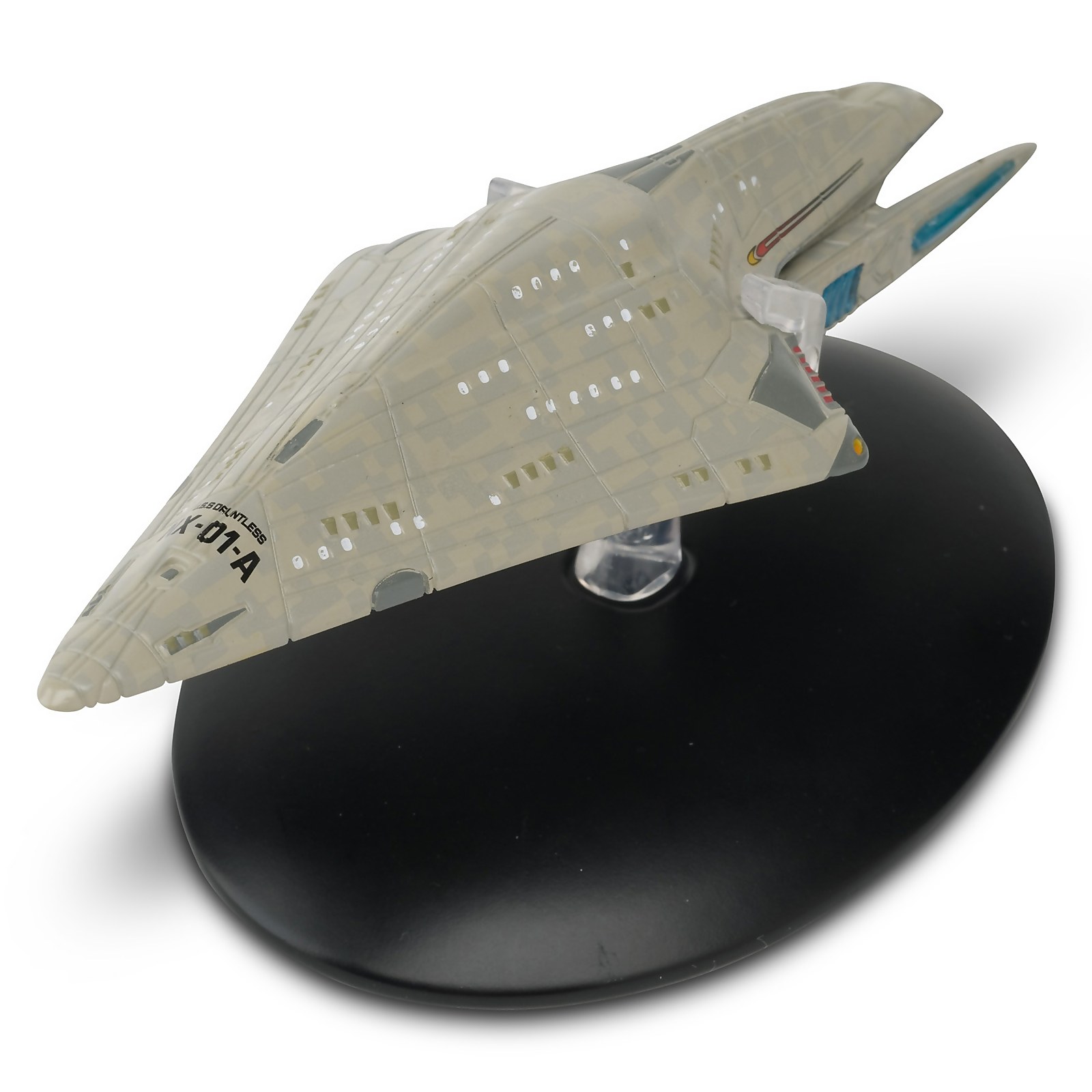 Eaglesmoss Star Trek Die Cast Ship Replica - U.S.S. Dauntless NX-01 A Starship Model