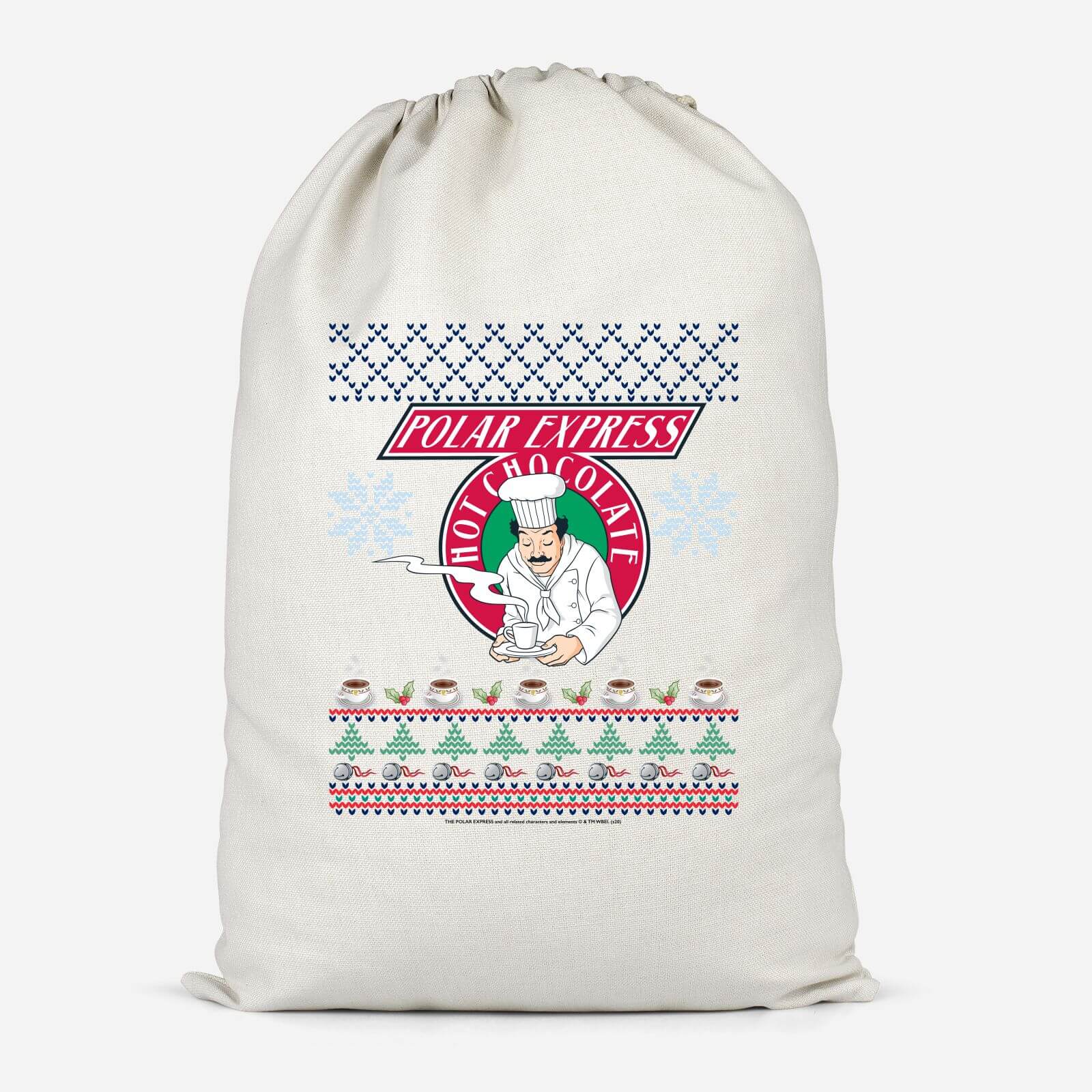 The Polar Express Hot Chocolate Cotton Storage Bag - Small