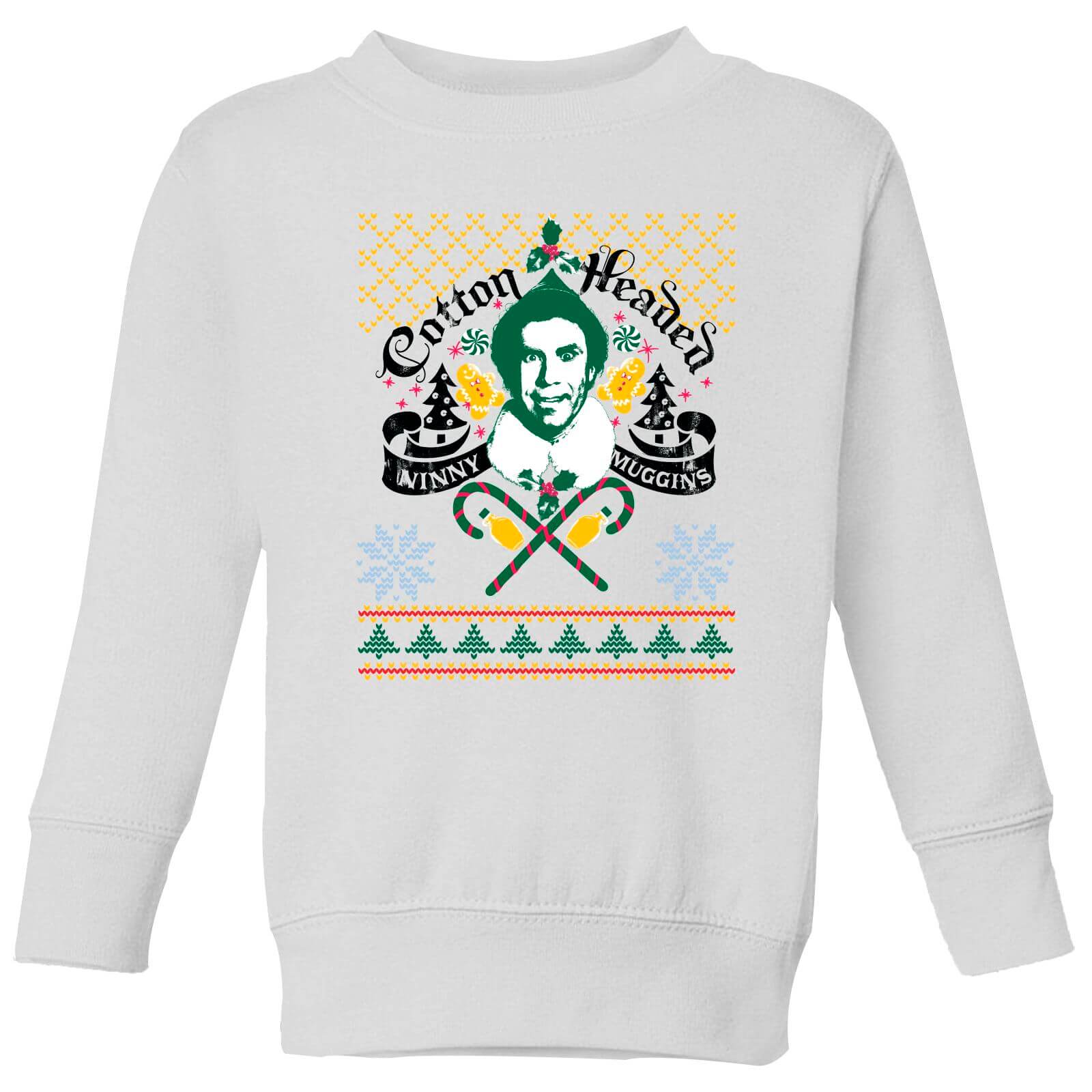 Elf Ninny Muggins Kids' Sweatshirt - White - 3-4 Years - White