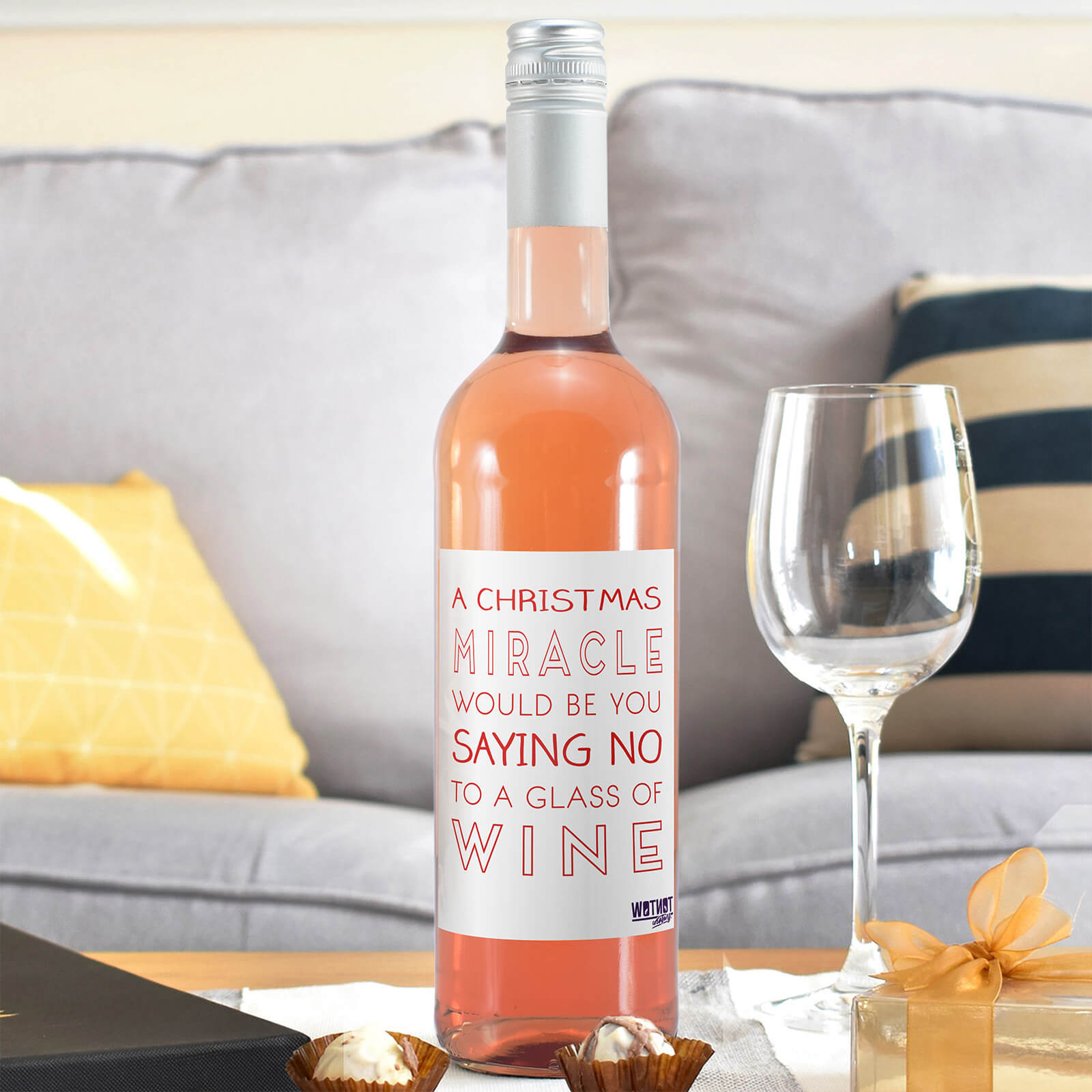 WotNot Creations 'Christmas Miracle' Wine - Rose