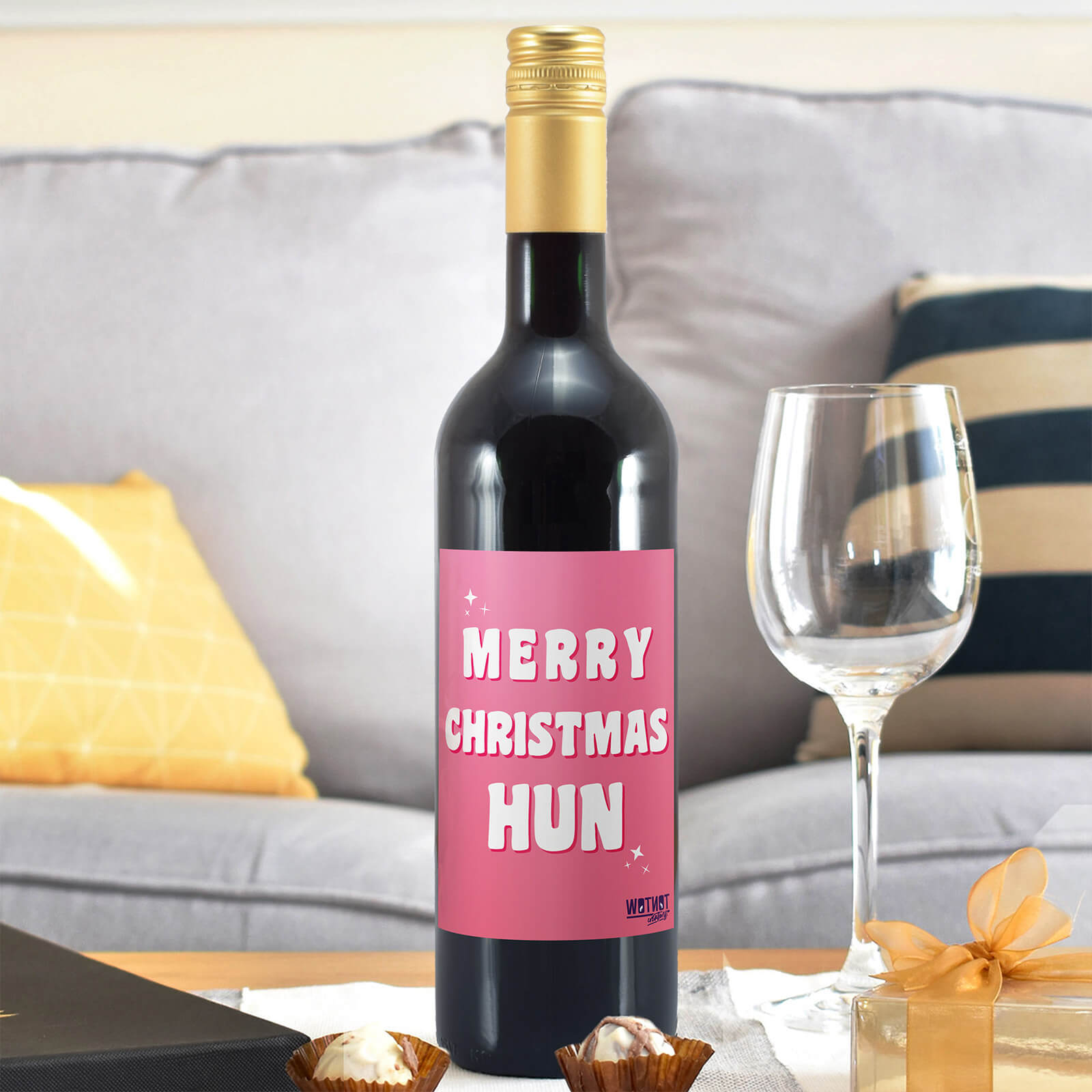 WotNot Creations 'Merry Christmas Hun' Wine - Mulled