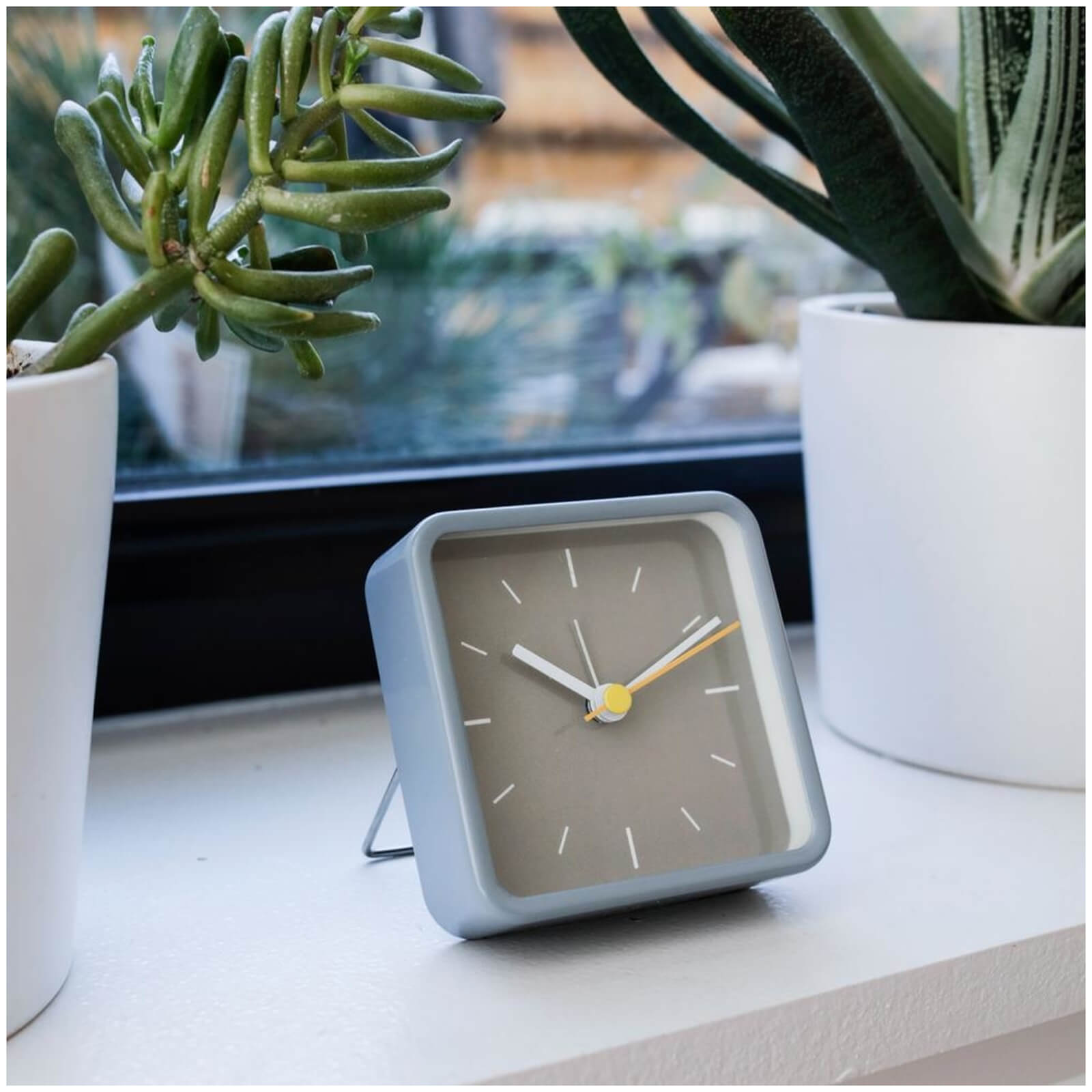 Image of Alarm Clock With Stand - Grey