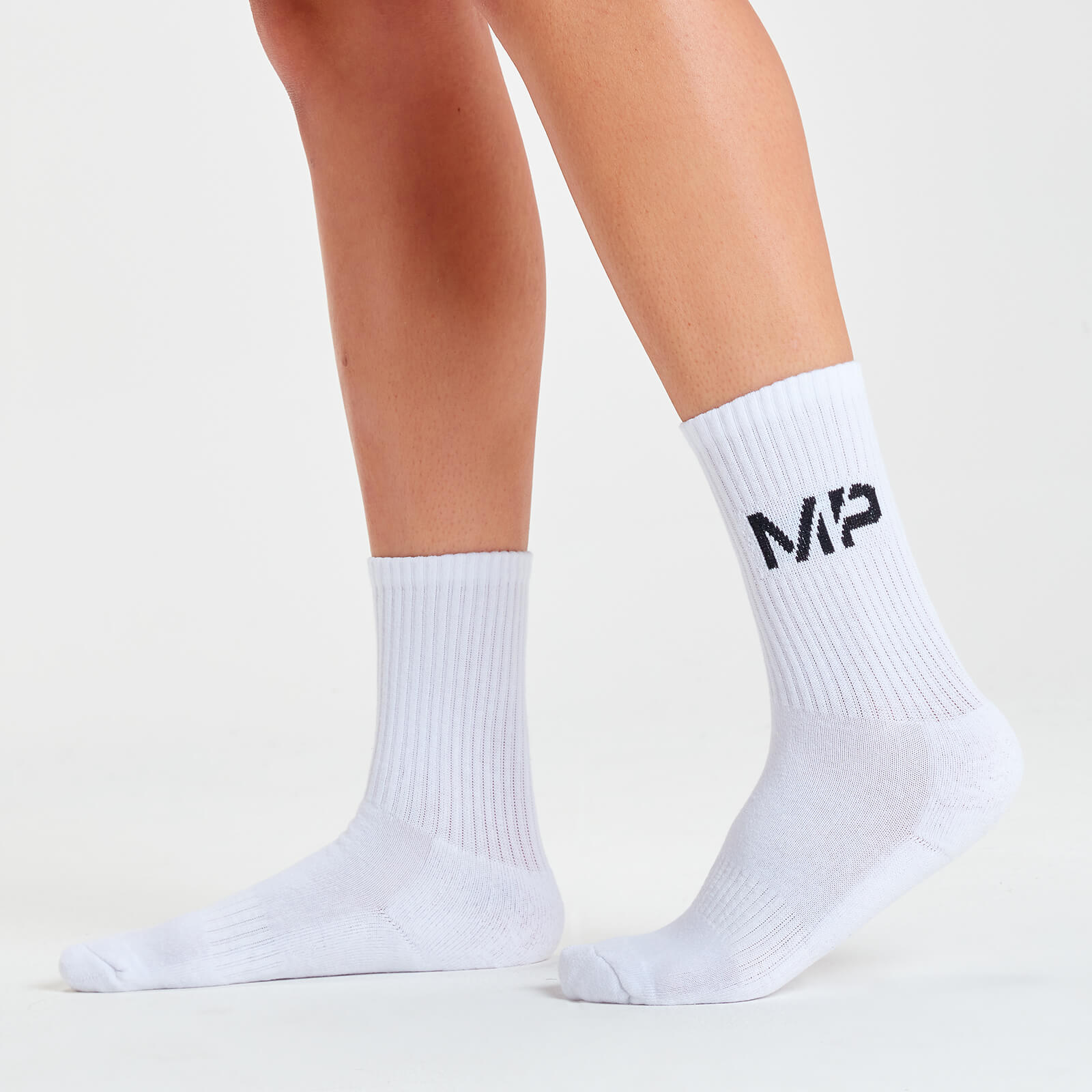 

MP Women's Essentials Crew Socks (1 Pack) - White - UK 7-9