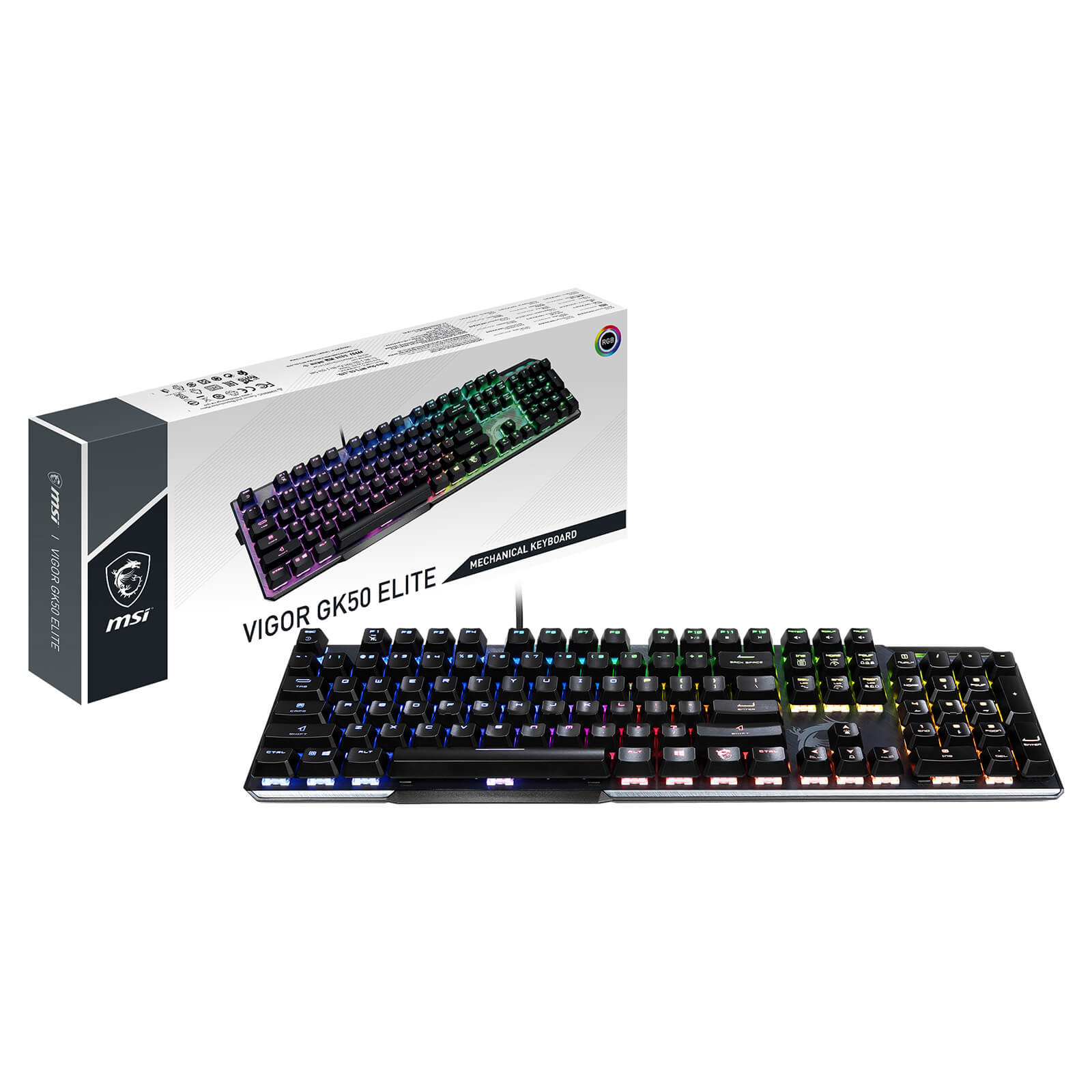 MSI Vigor GK50 ELITE Mechanical Gaming Keyboard UK Layout