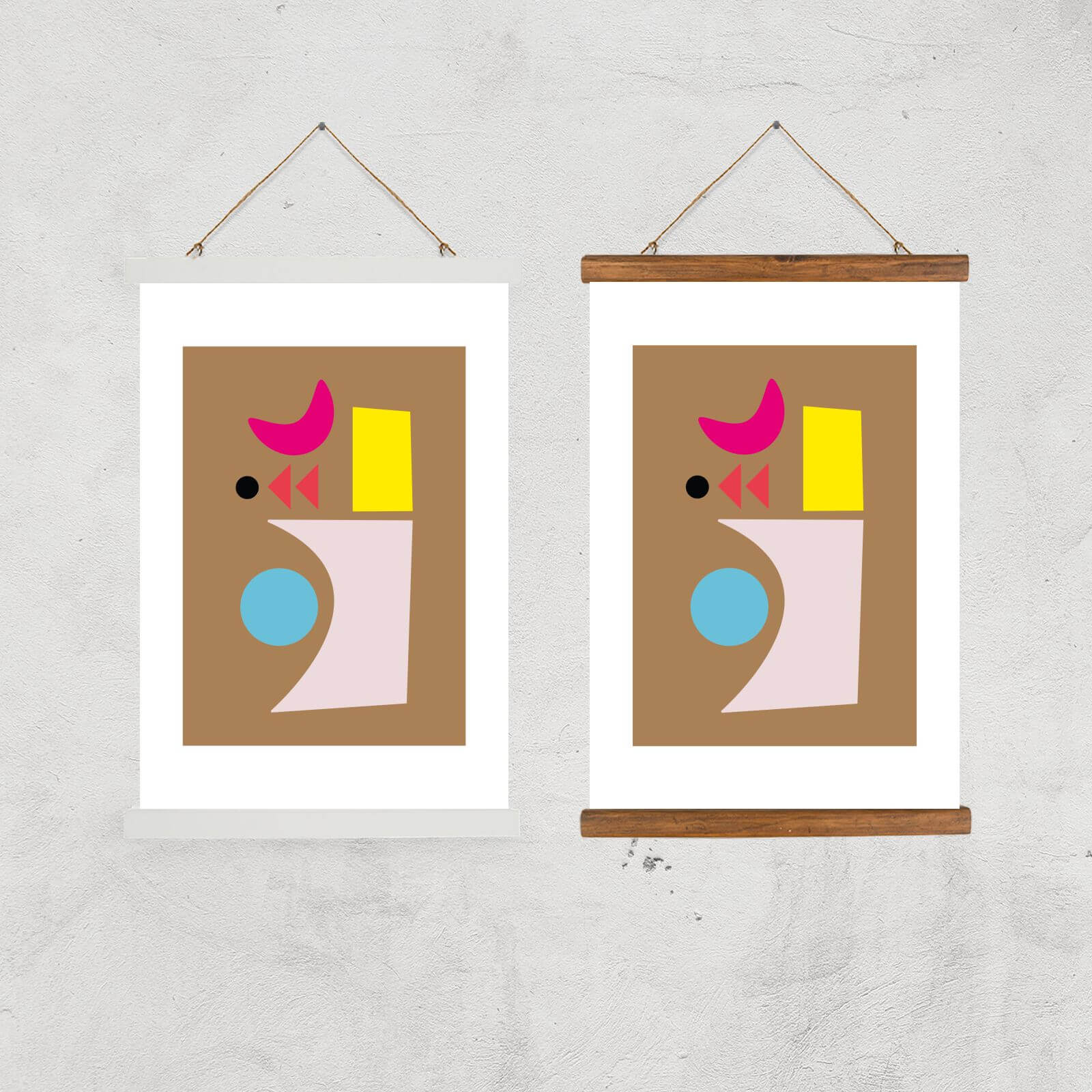 Abstract Shapes Giclee Art Print - A2 - Print Only