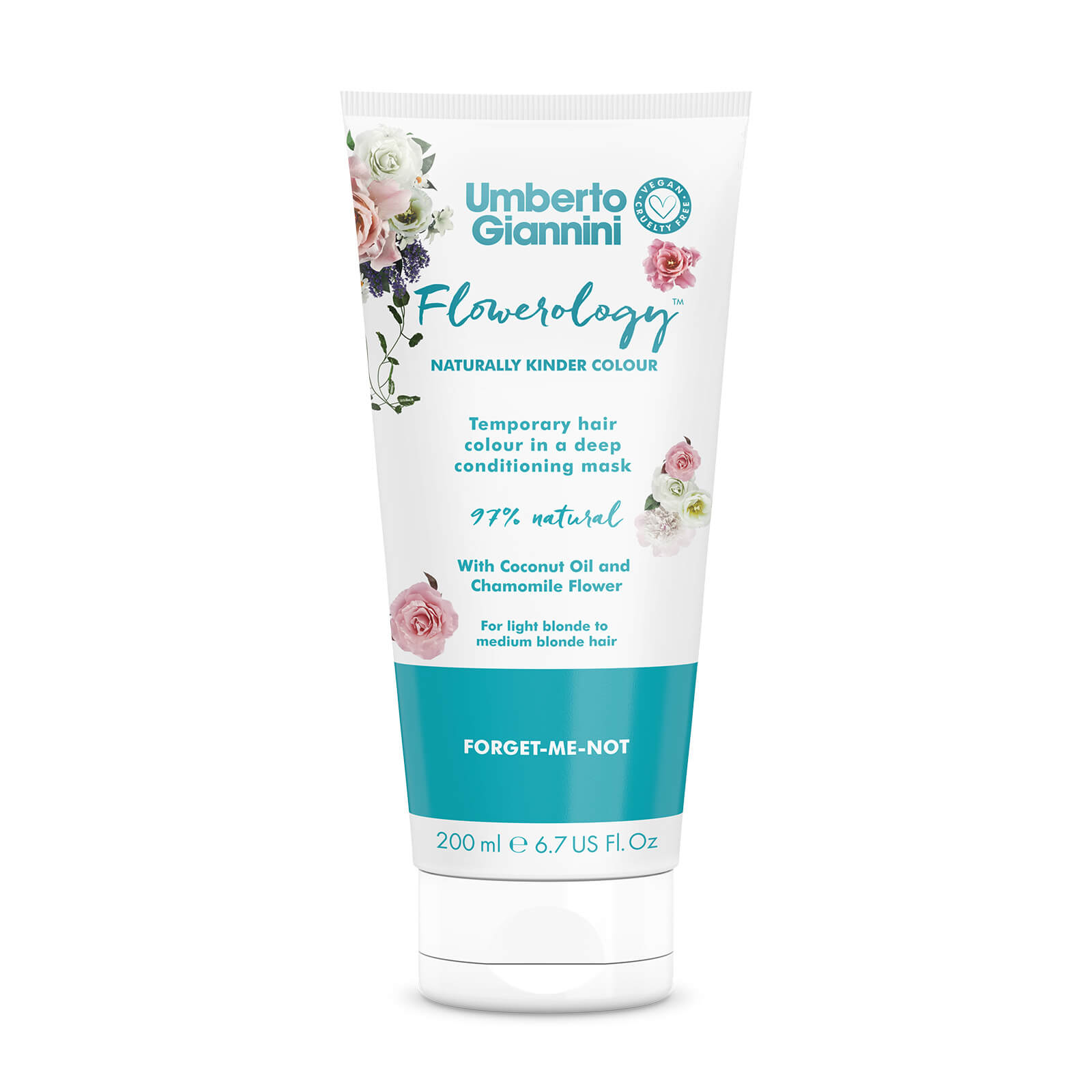 

Umberto Giannini Flowerology Colour Mask - Forget-Me-Not 195ml