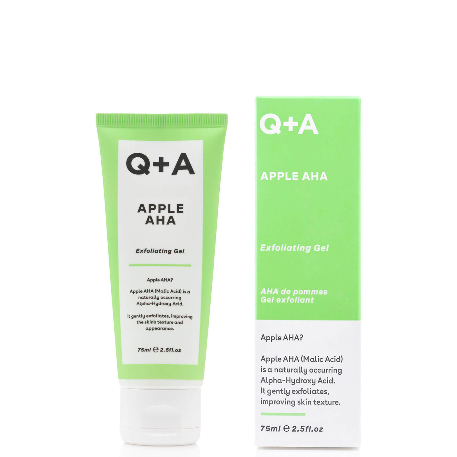 Q+A Apple AHA Exfoliating Gel 75ml