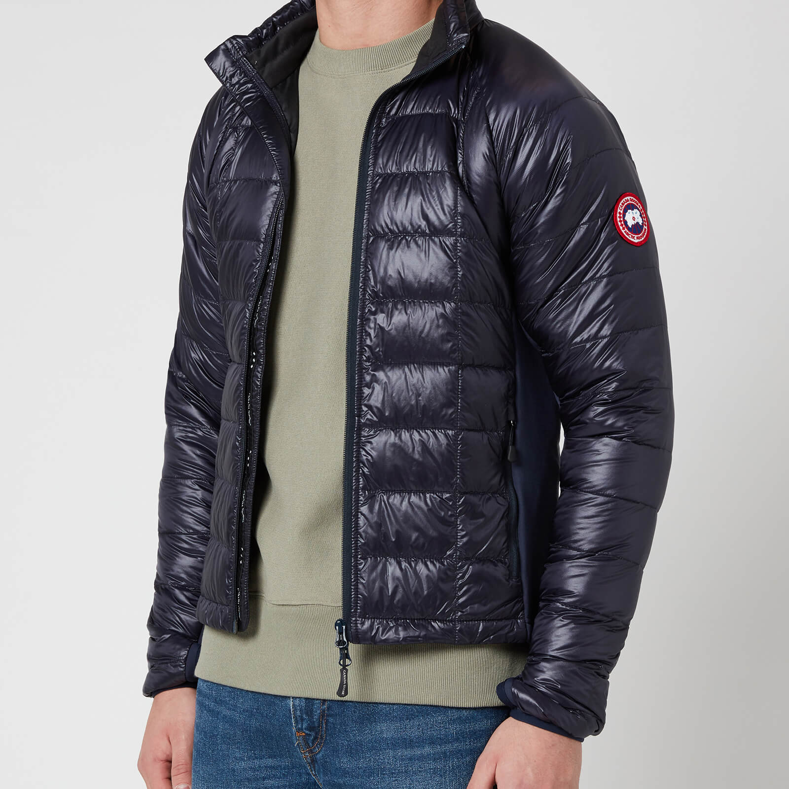 Canada Goose Men's Hybridge Lite Hooded Jacket - Navy - M