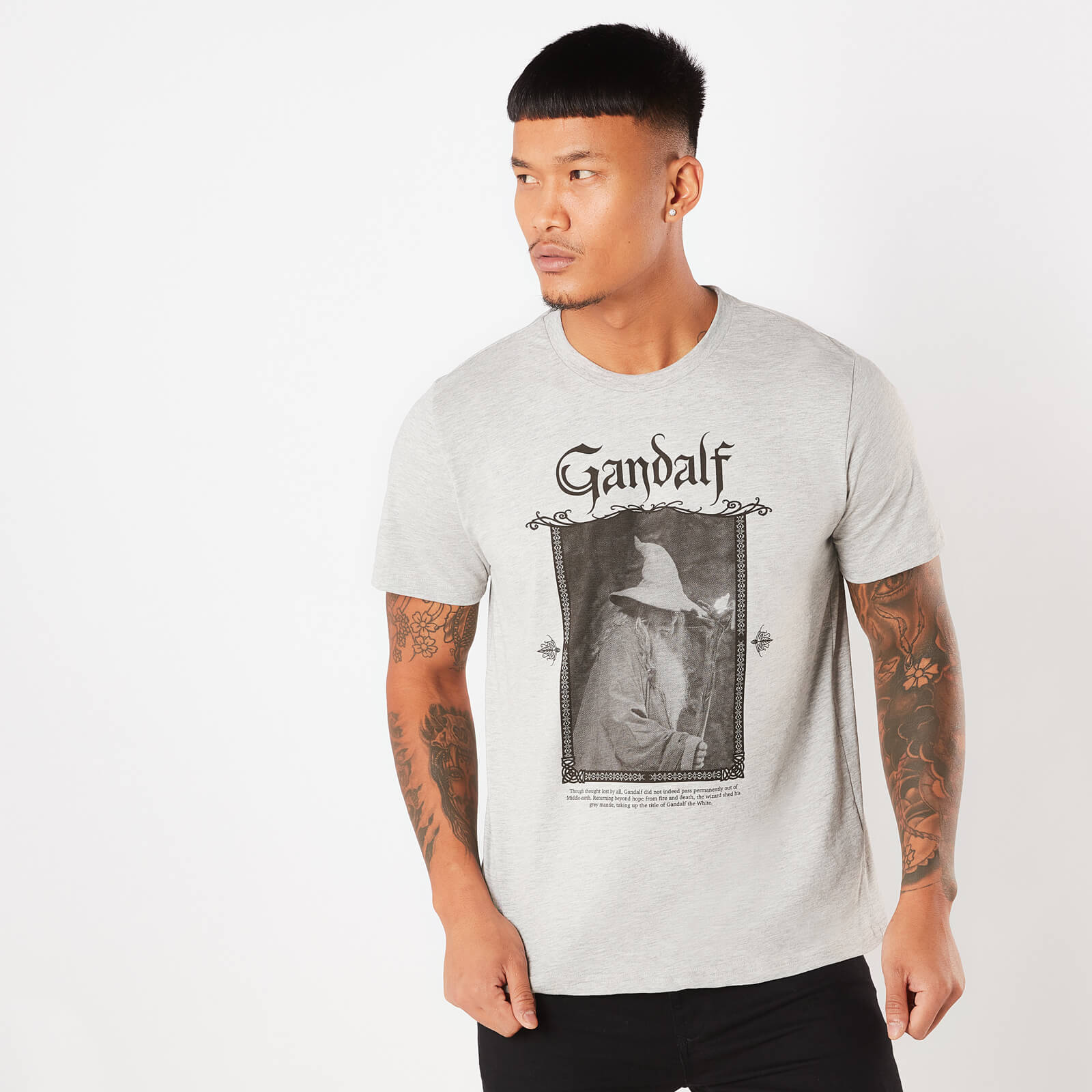 

Le Seigneur des Anneaux, Gandalf - T-Shirt Homme - Gris - 5XL - Gris