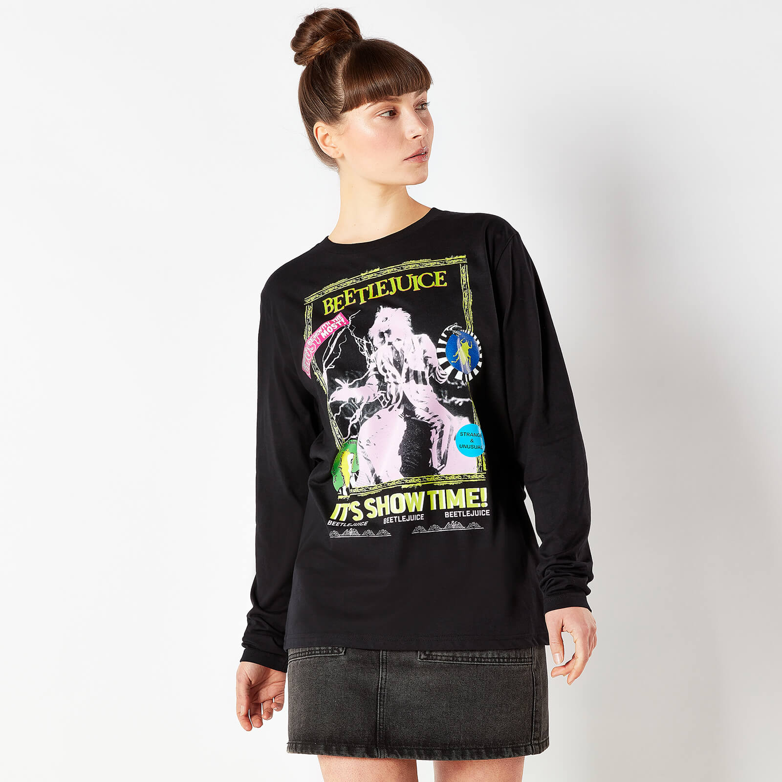 Beetlejuice Retro Cover T-Shirt Homme - Noir - XL - Noir
