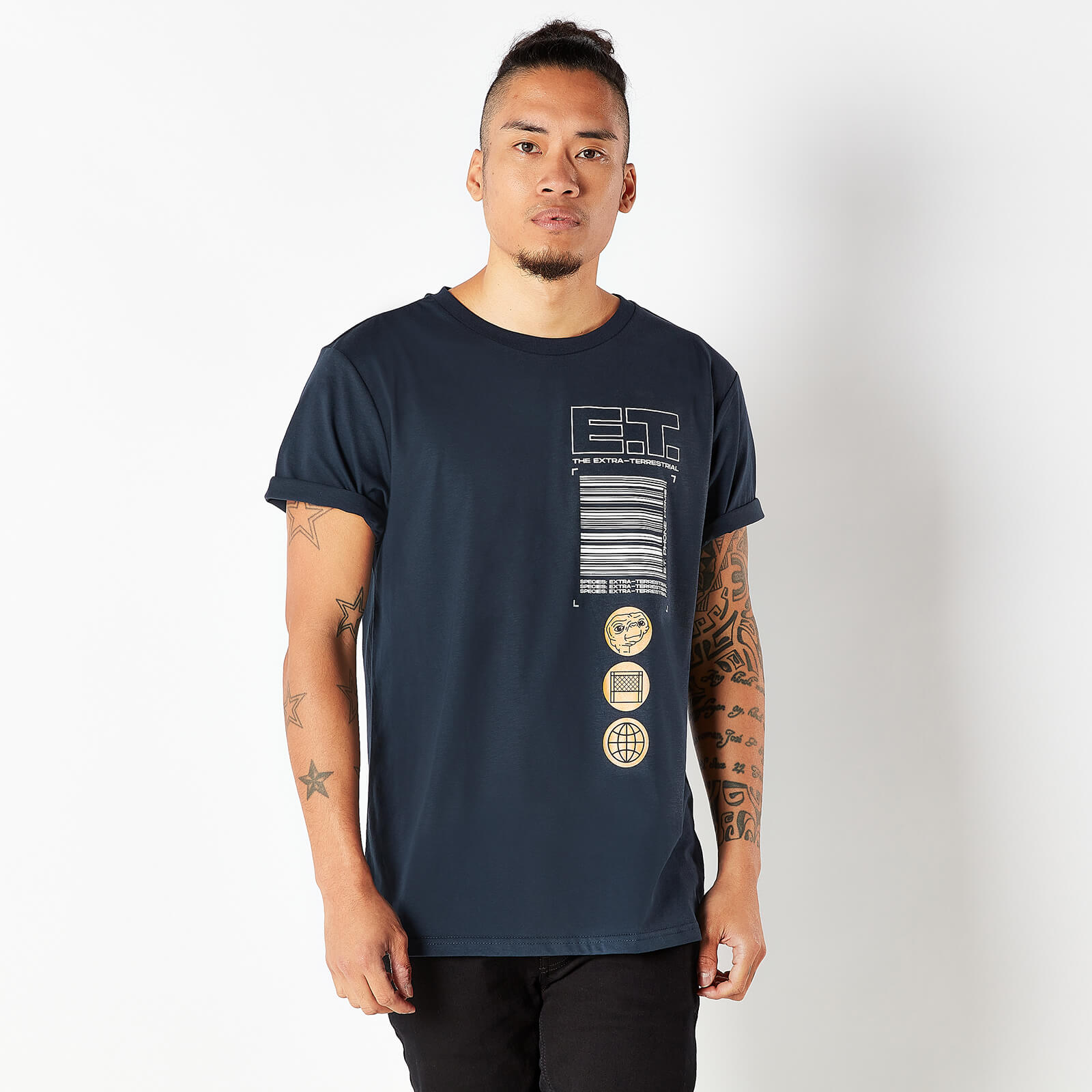 E.T. the Extra-Terrestrial Men's T-Shirt - Navy - XL