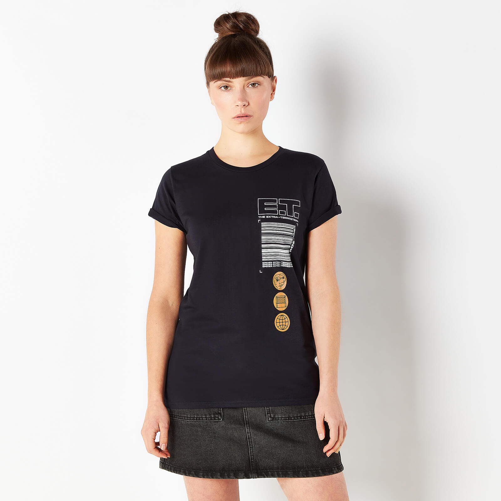 

T-Shirt E.T. the Extra-Terrestrial - Blu Navy - Donna - XXL - Blu Navy