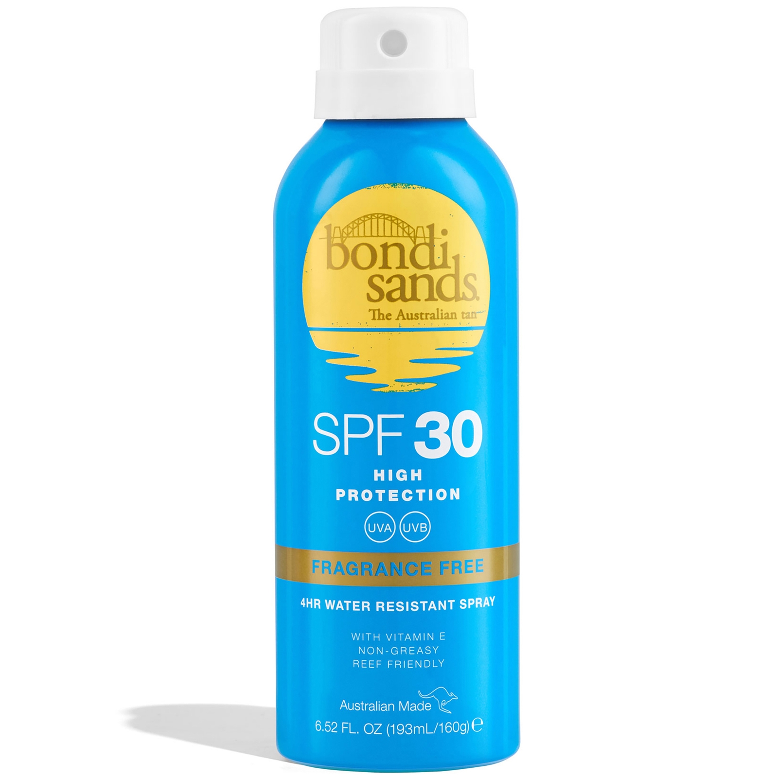 

Bondi Sands SPF30 Aerosol Fragrance Free Mist Spray 160g