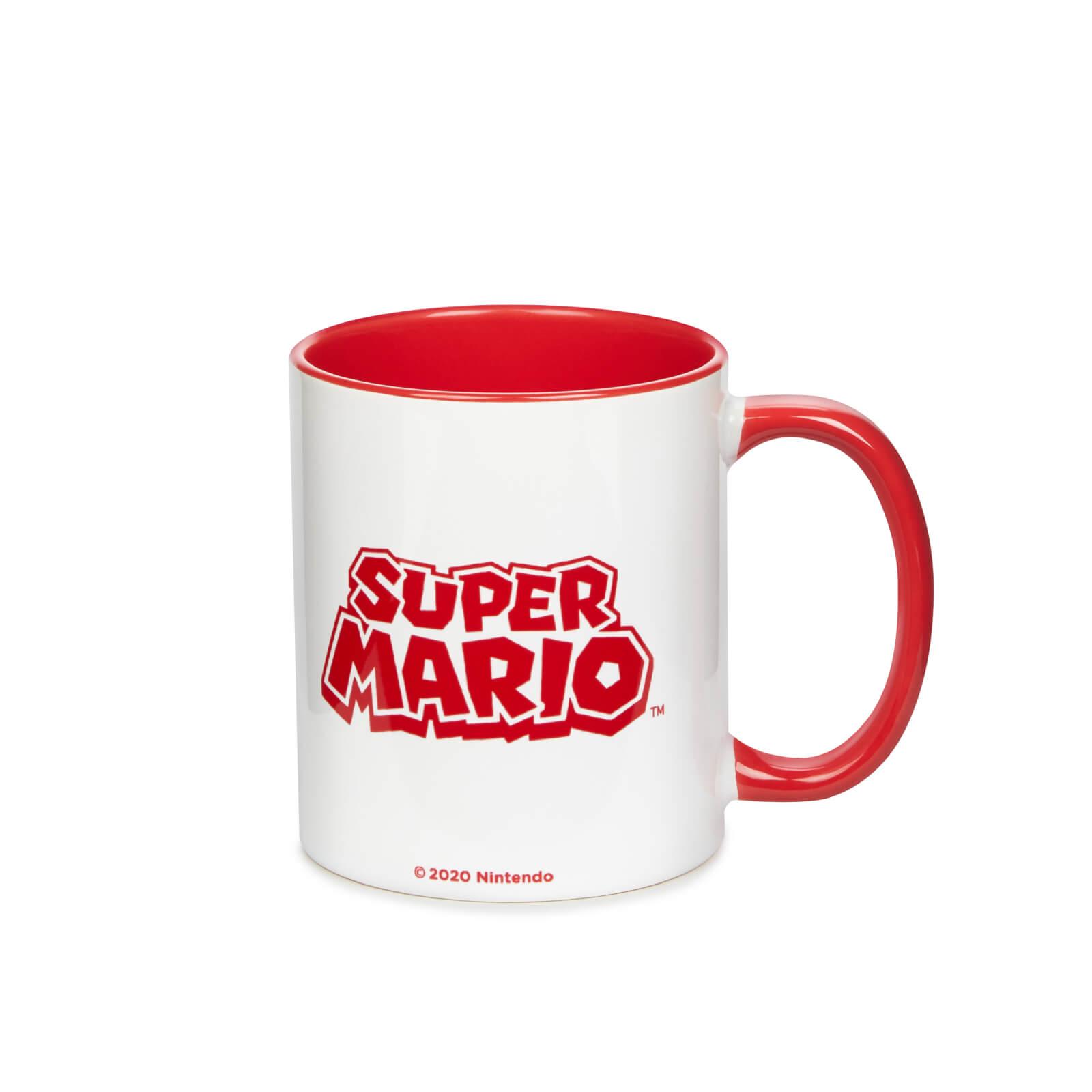 Nintendo Super Mario Contrast Mug - White/Red