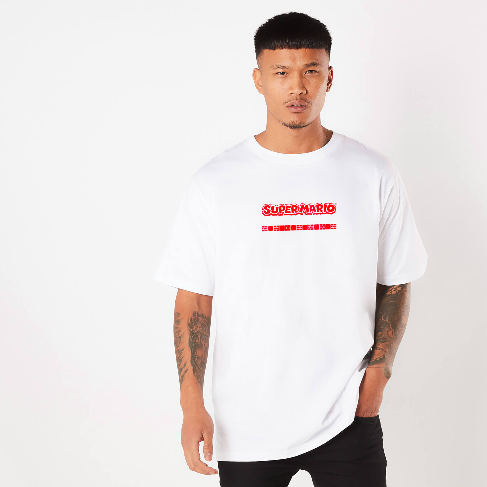 

T-Shirt Grande Taille Nintendo Super Mario - Blanc - L