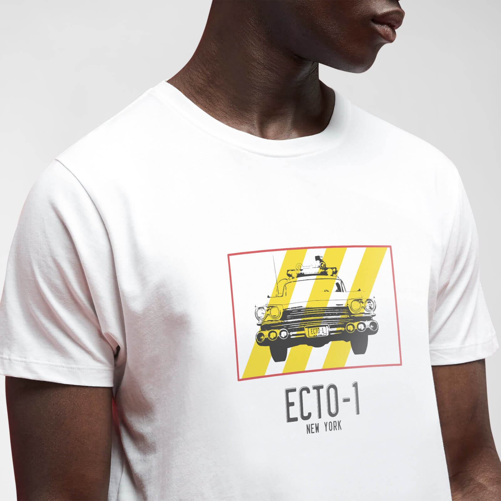 T-Shirt Ghostbusters Ecto-1 - Bianco - Uomo - S - Bianco