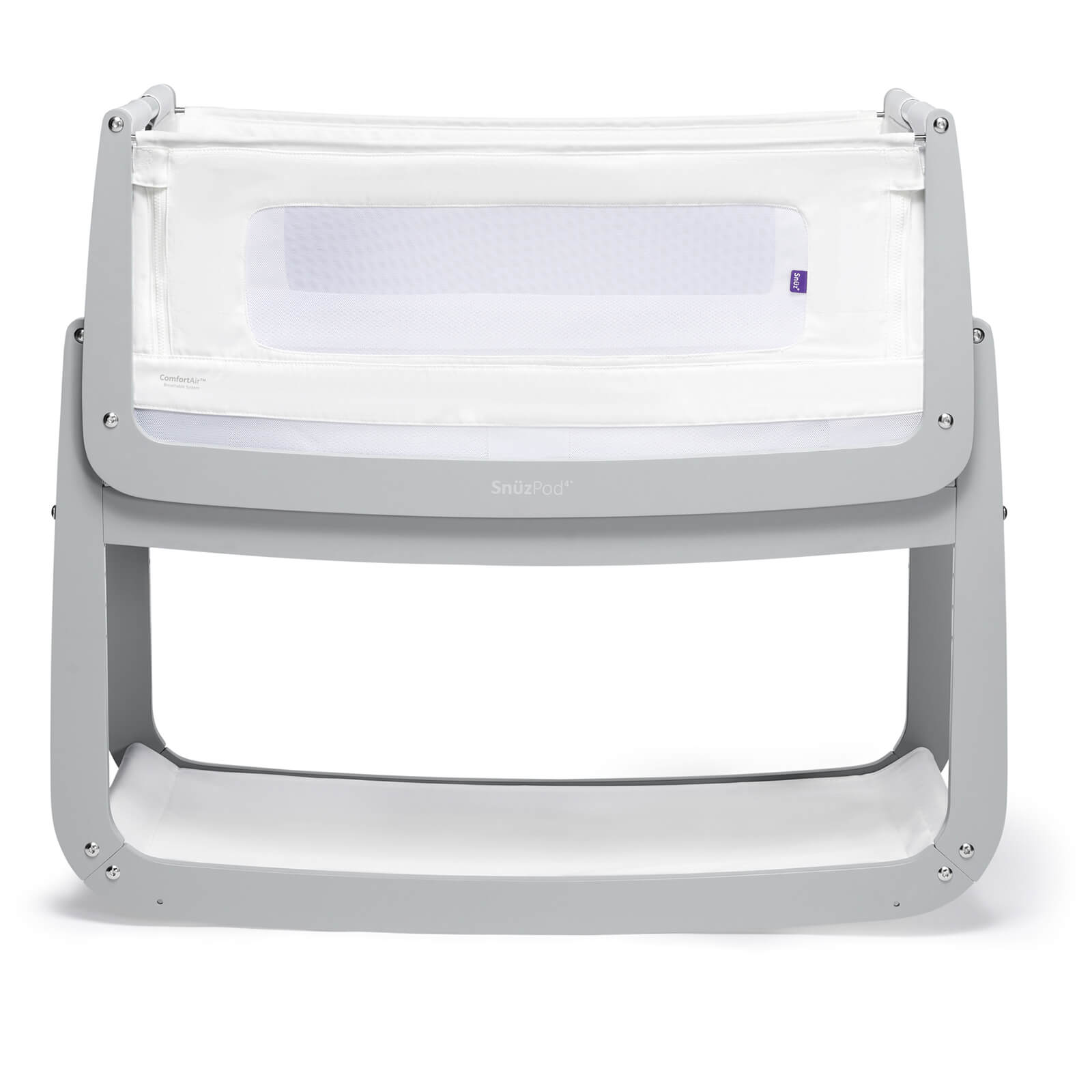 SnuzPod4 Bedside Crib - Dove Grey