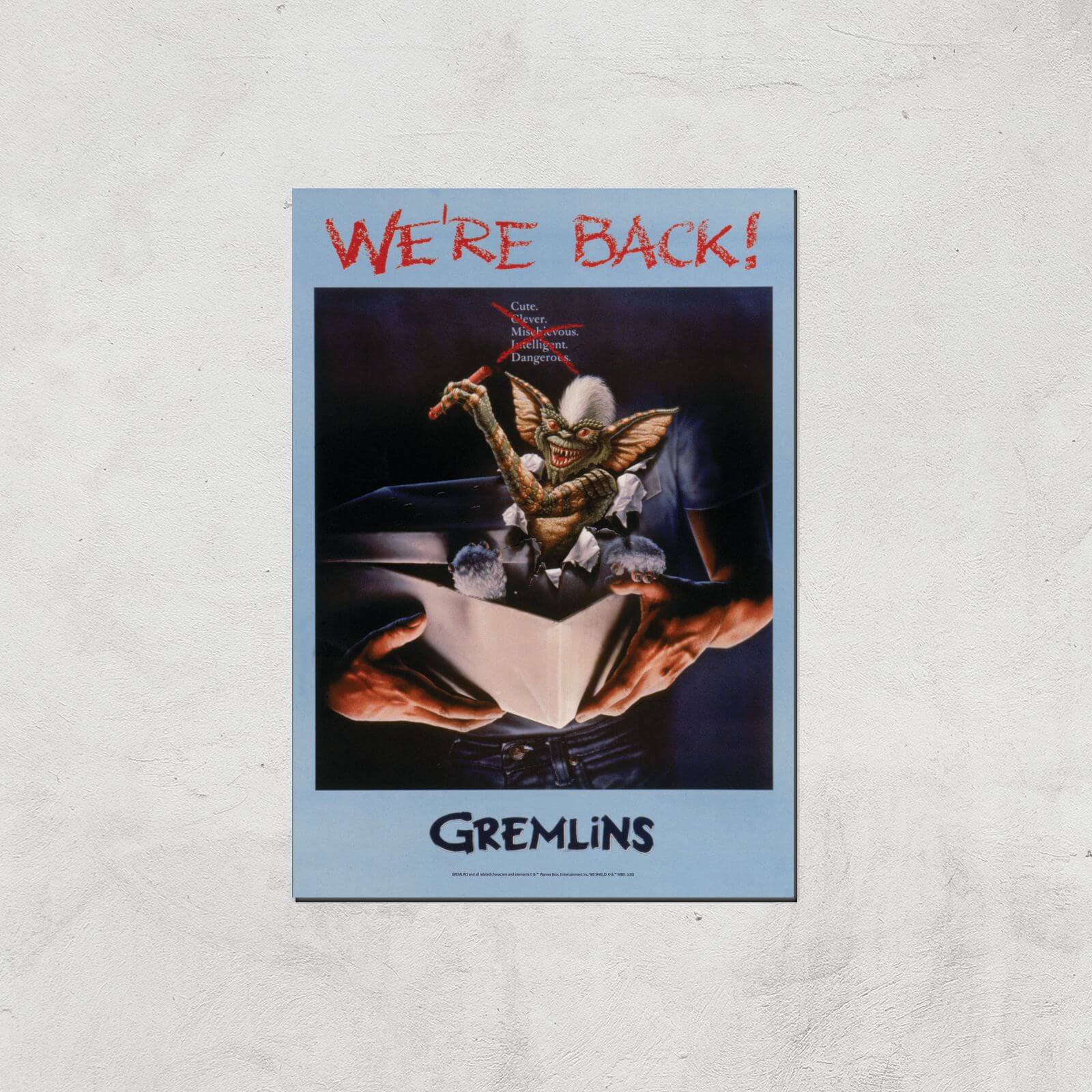 

Poster Artistico Gremlins We're Back Poster - A2 - Print Only