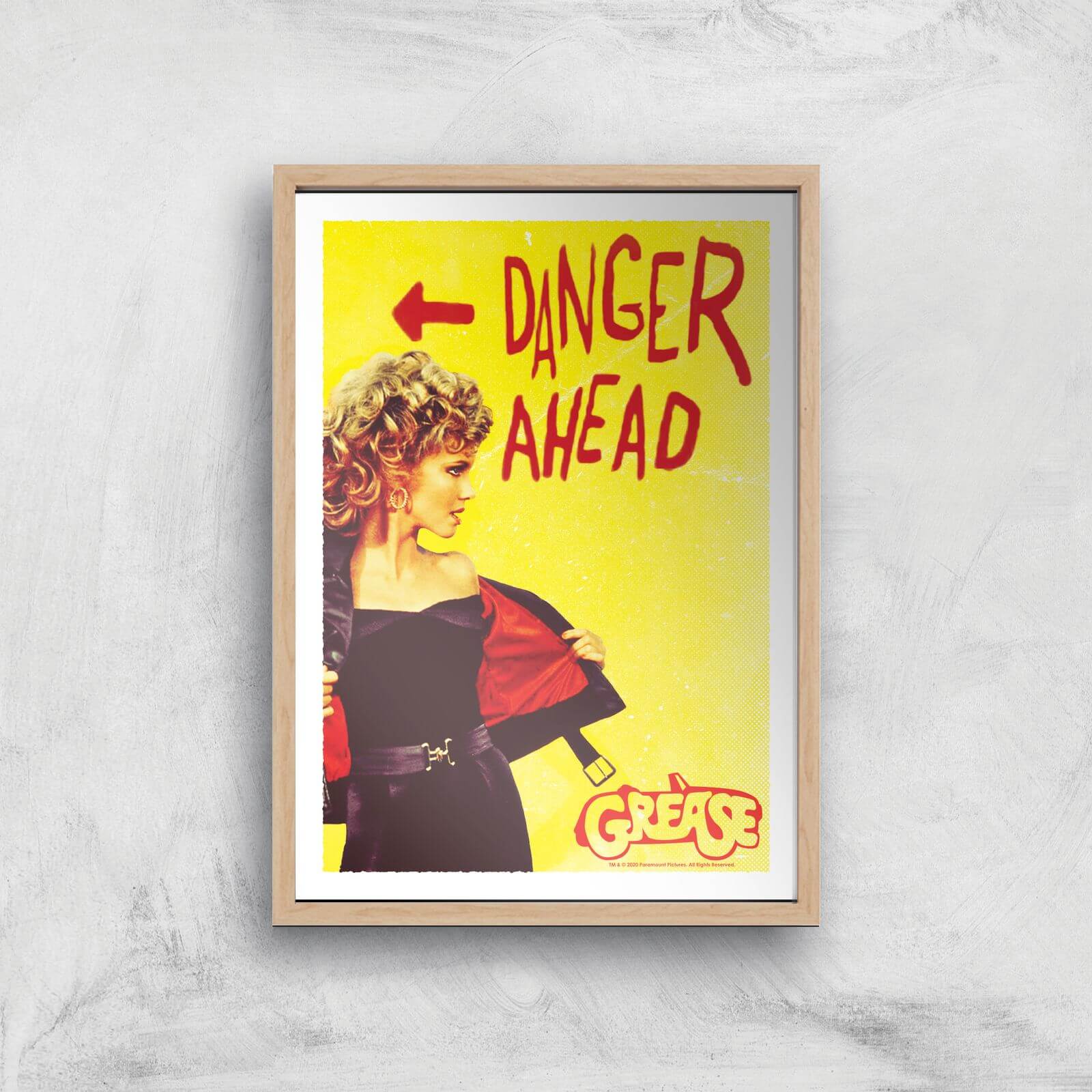 

Poster Artistico Grease Danger Road - A2 - Wooden Frame