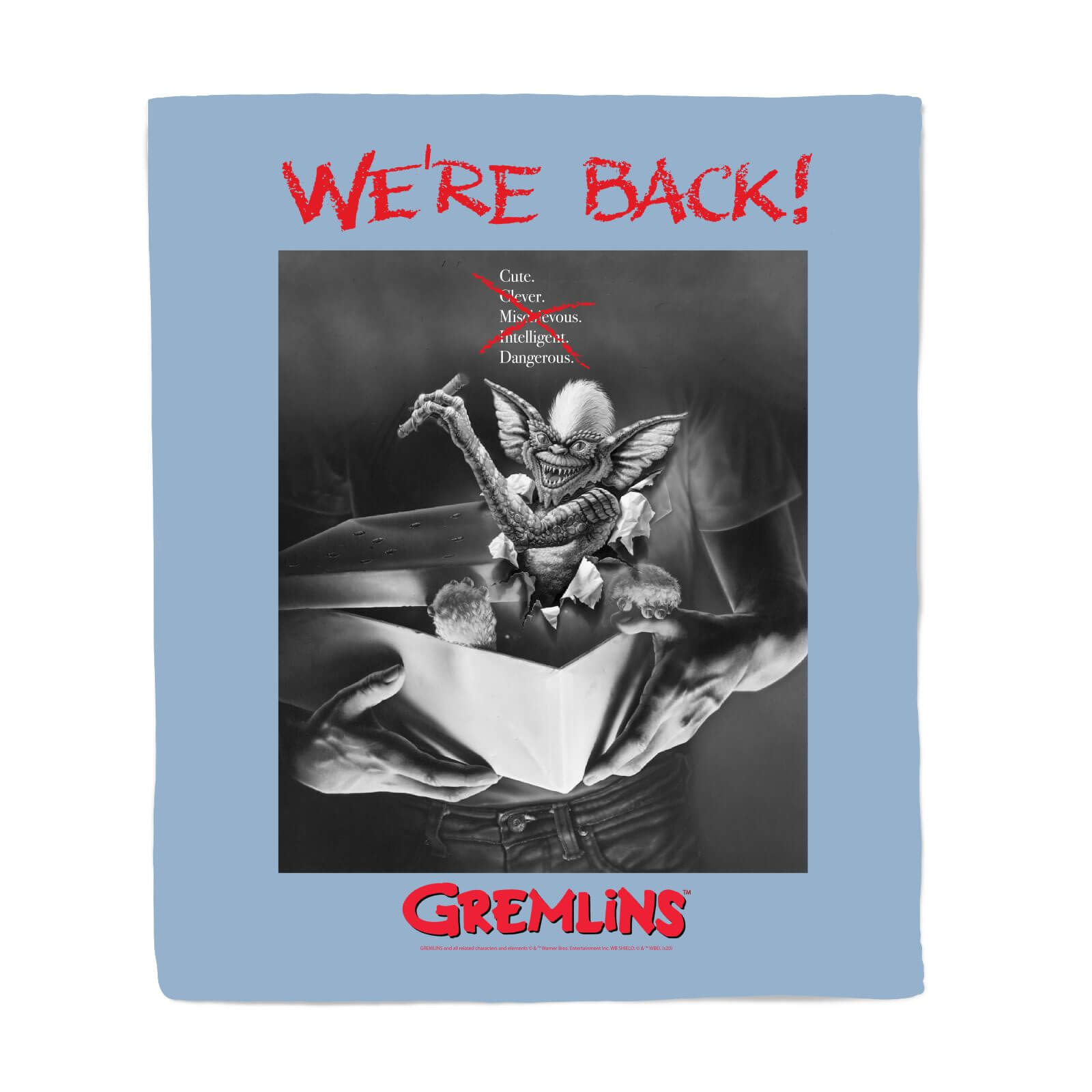 Gremlins Poster Fleece Blanket