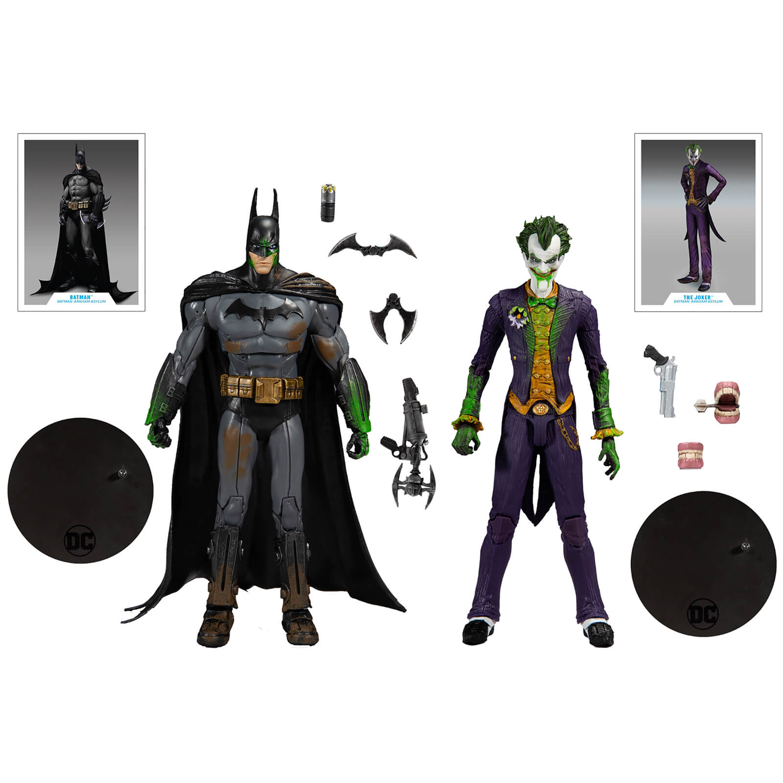 McFarlane Toys DC Gaming Multipack - Arkham Batman Vs. Arkham Joker Action Figure