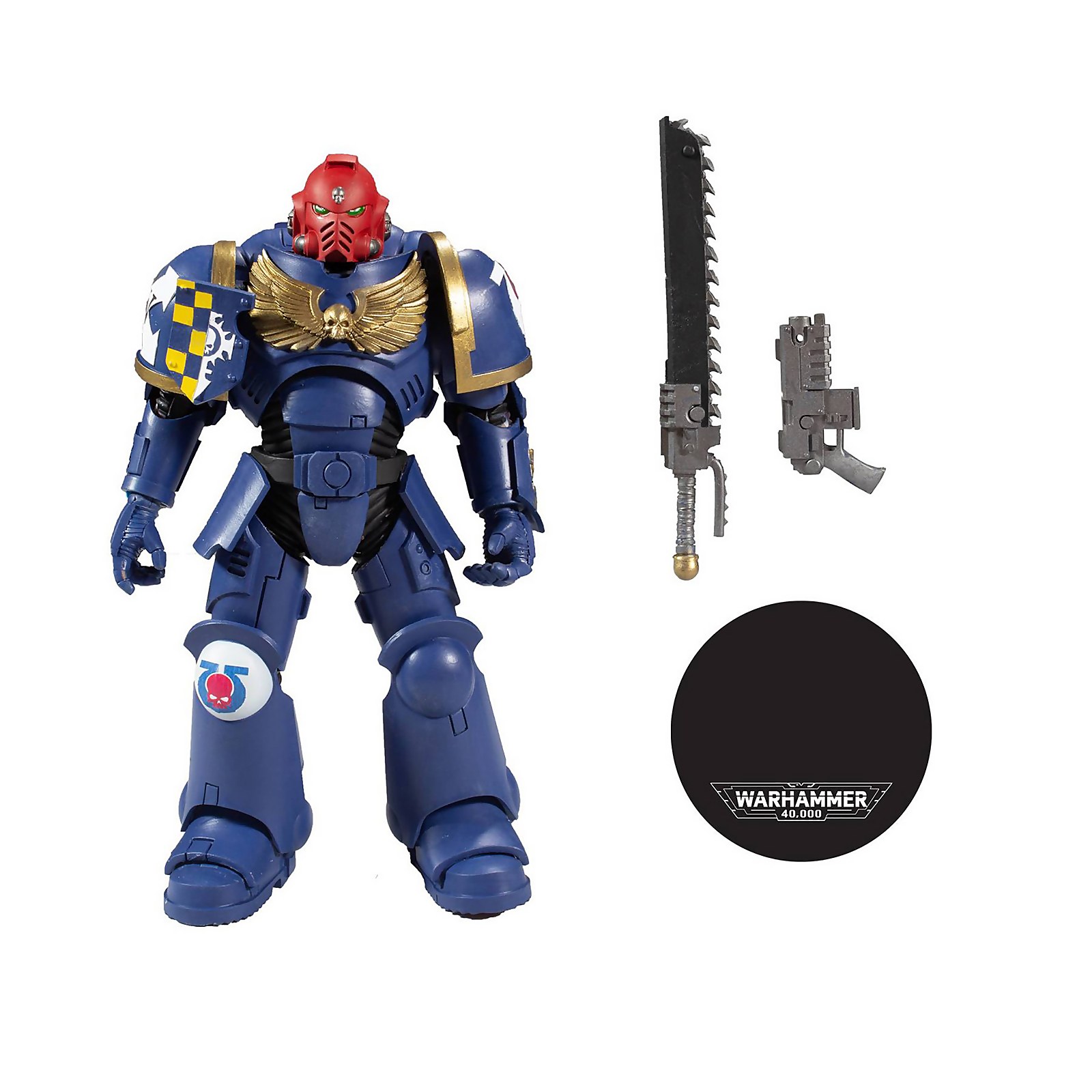 McFarlane Warhammer 40000 1 - Ultramarines Primaris Assault Intercessor Figurine articulée18 cm