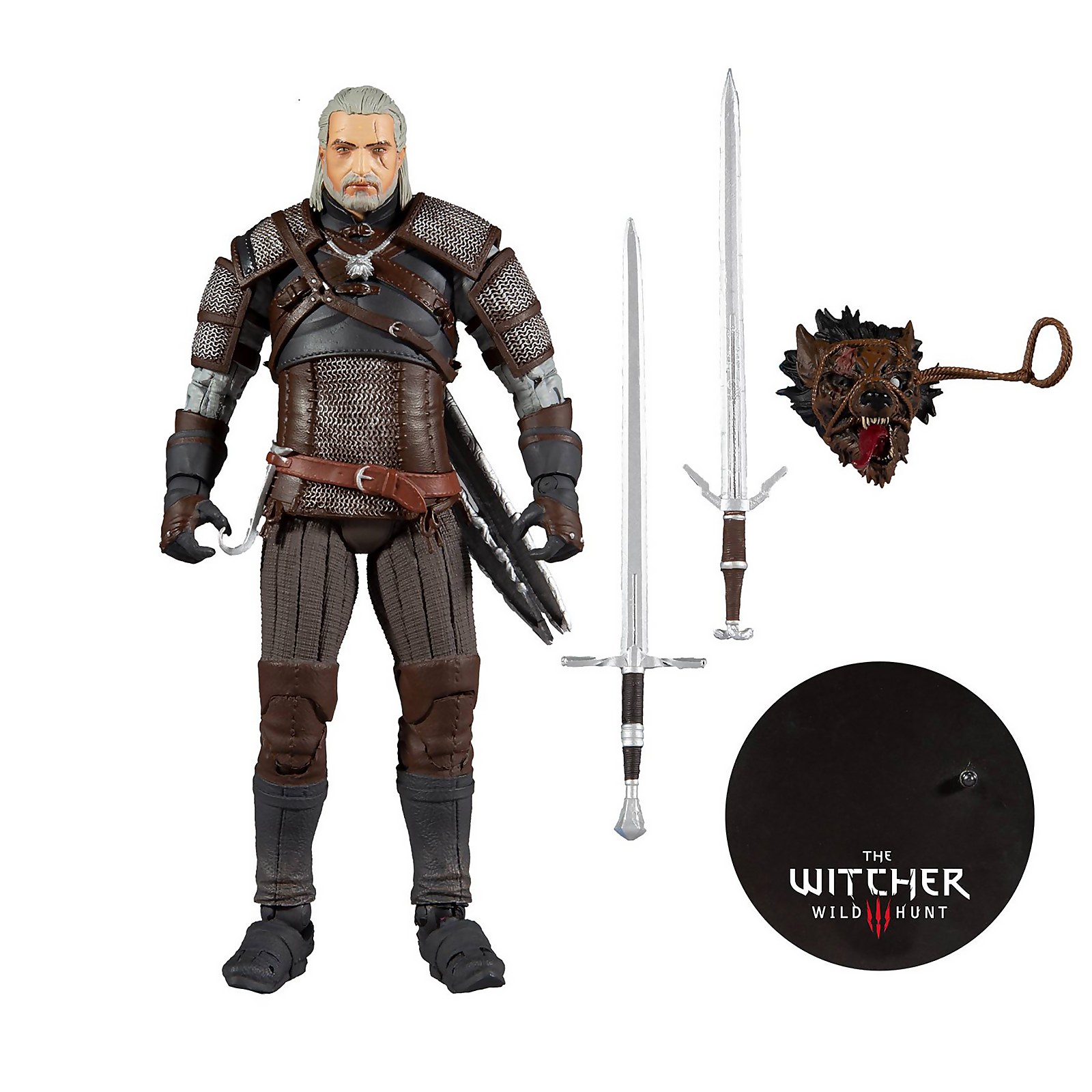 McFarlane The Witcher 3: Wild Hunt 7 Inch Action Figure - Geralt Of Rivia