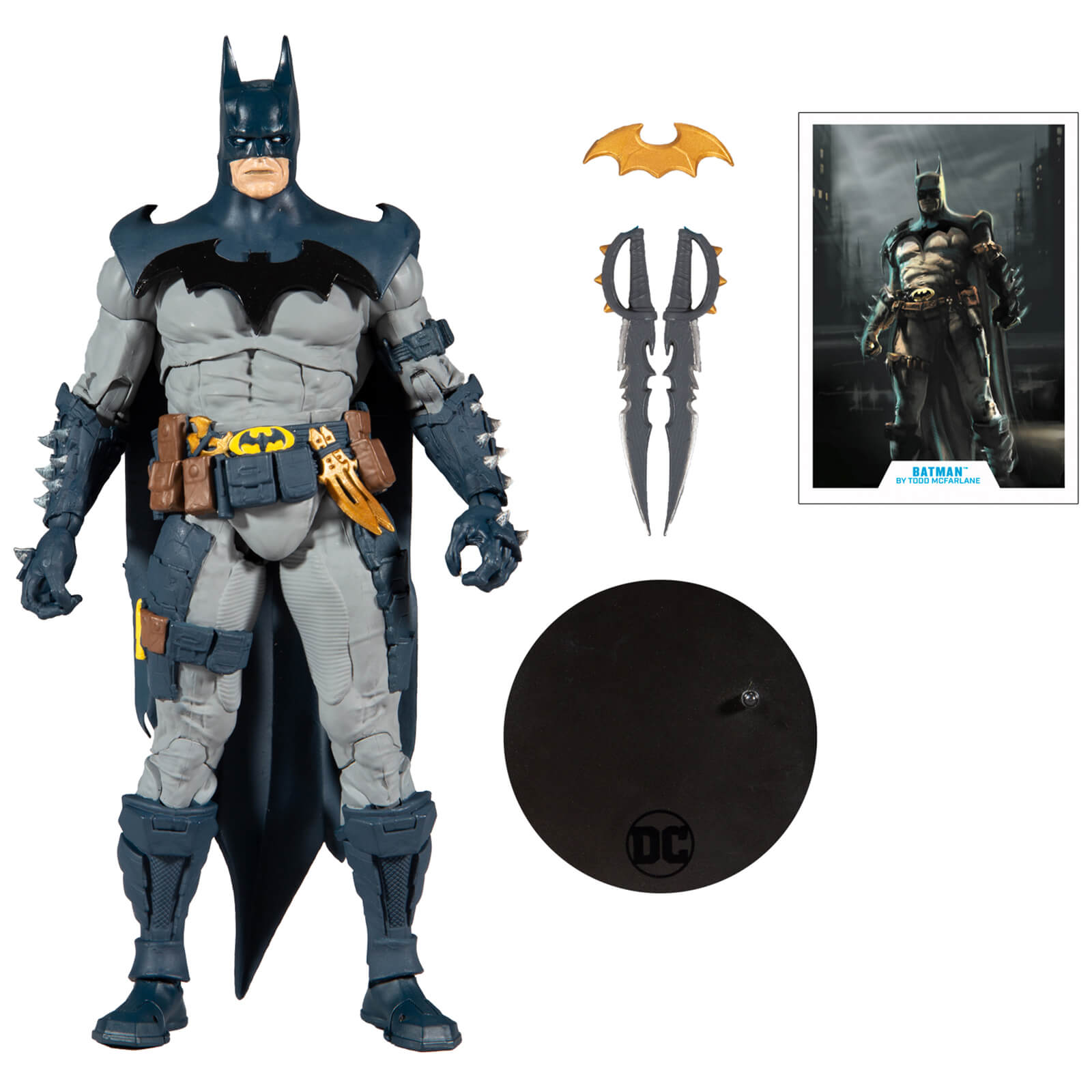 McFarlane DC Multiverse 7 Figures - Todd McFarlane Designed Batman - Wm Collector Series Action Figure