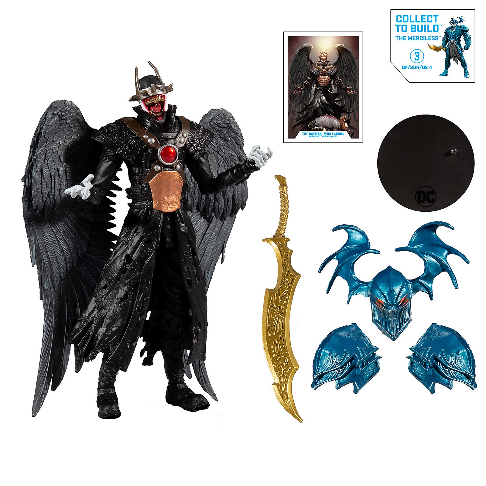 McFarlane Toys DC Multiverse Build-A 7 Action Figure - Wv2 - Batman Who Laughs (Hawkman) Action Figure
