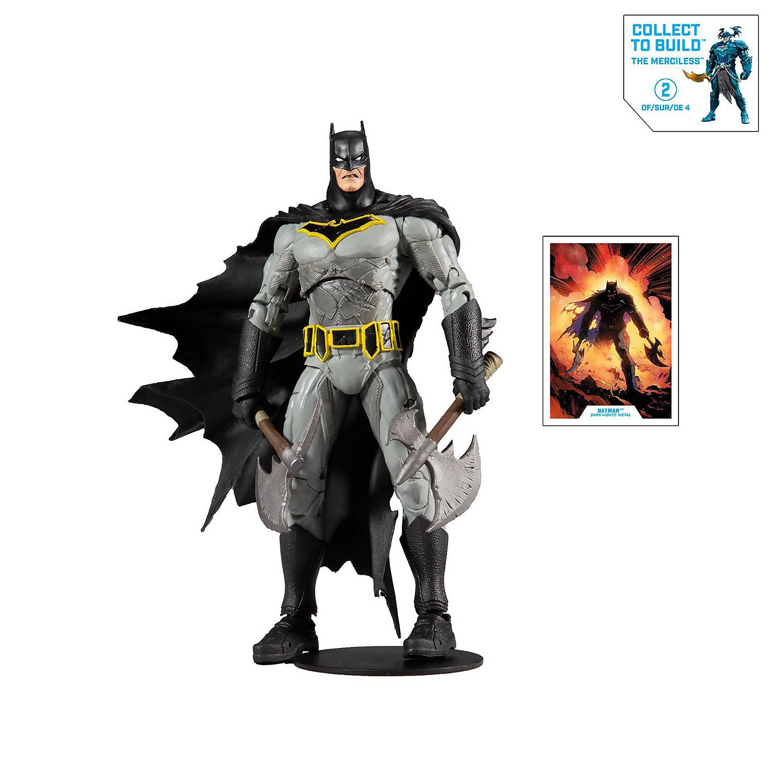 McFarlane Toys DC Multiverse Build-A 7  Action Figure - Wv2 - Batman Action Figure