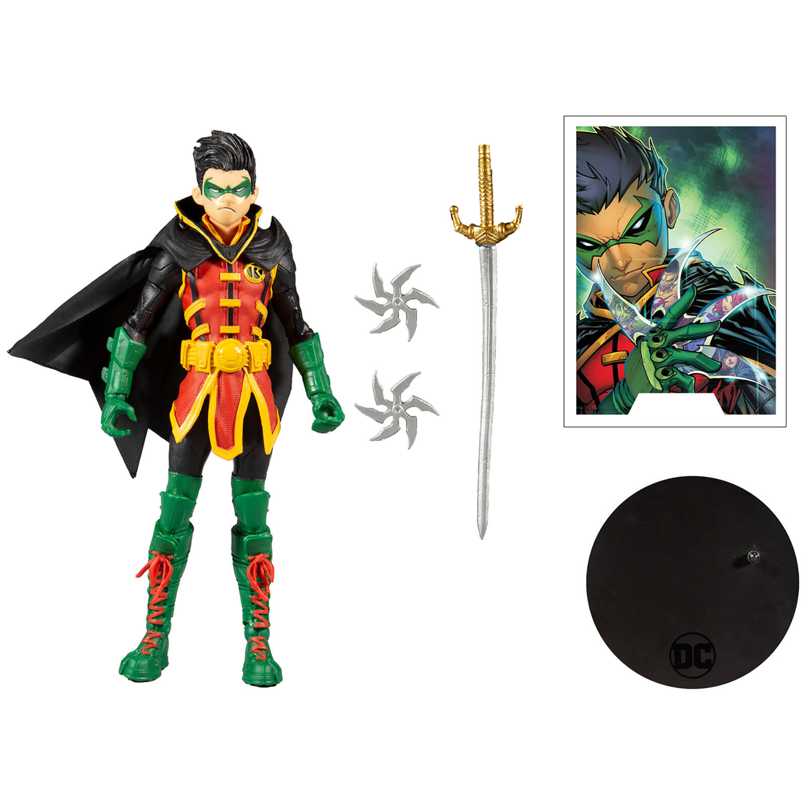 McFarlane DC Multiverse 7 Figures - Damien Wayne Robin Action Figure