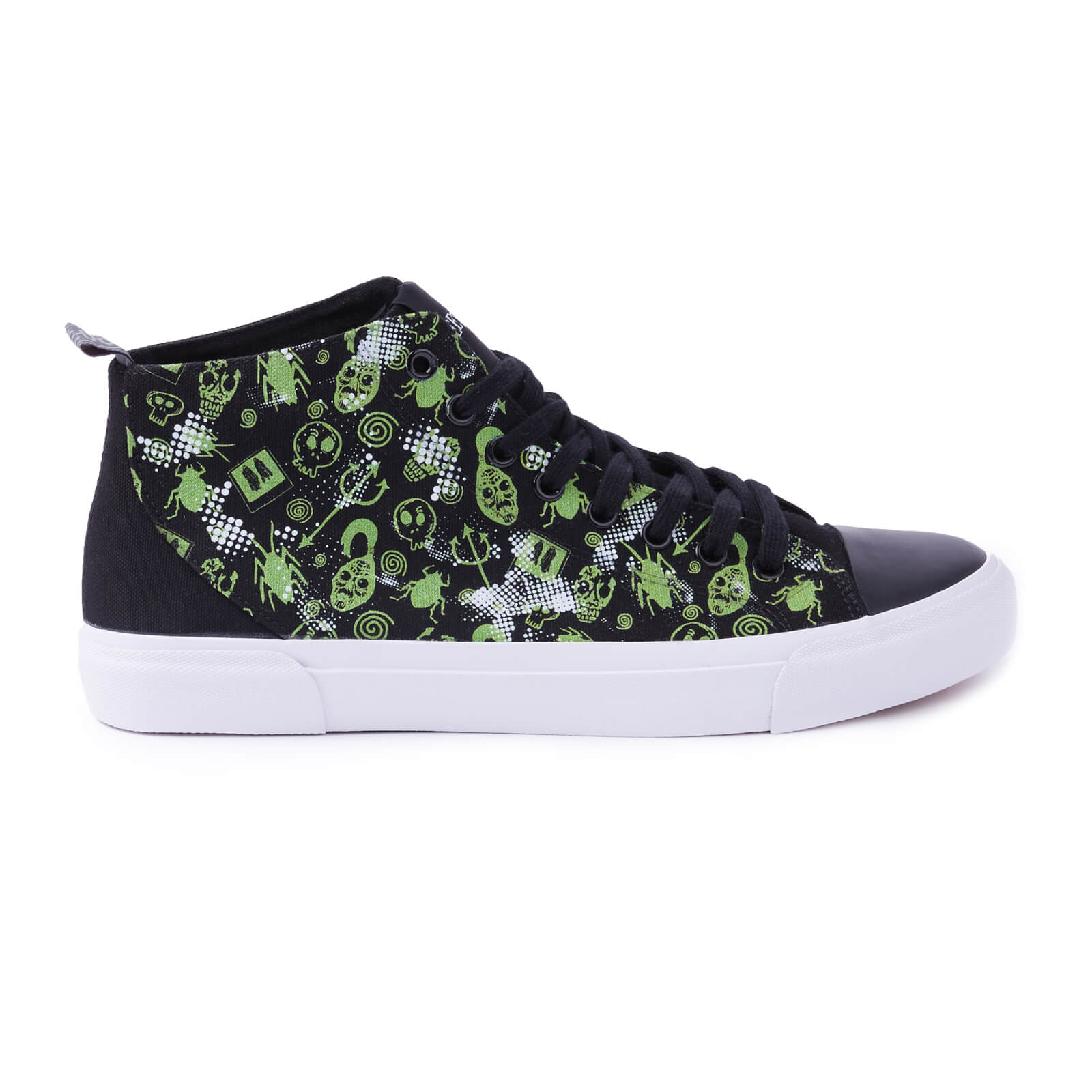 Akedo x Beetlejuice Black Signature High Top - UK 4 / EU 37 / US 5