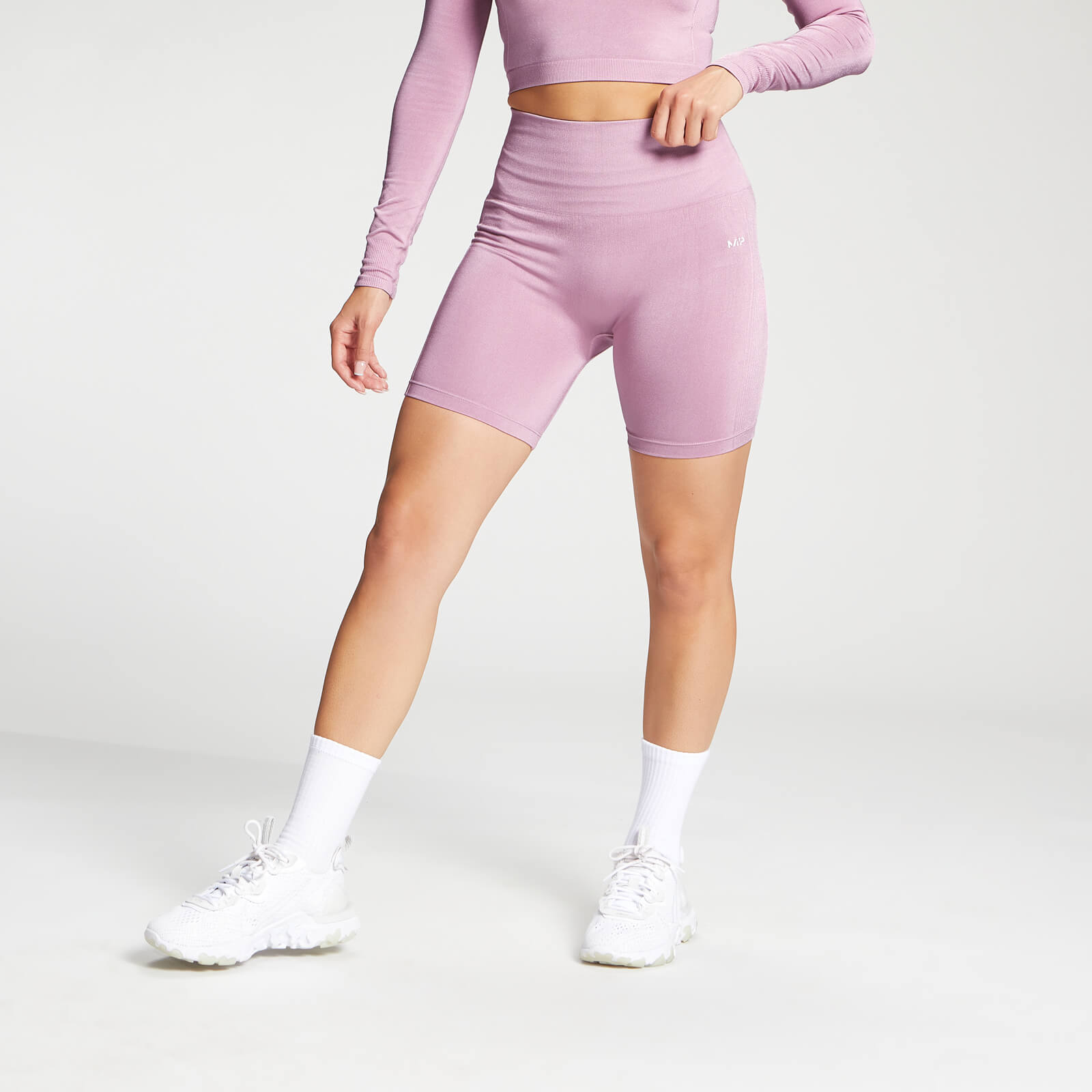 MP Női Tatiana Shape Seamless Biker Shorts - Pink - XXL female