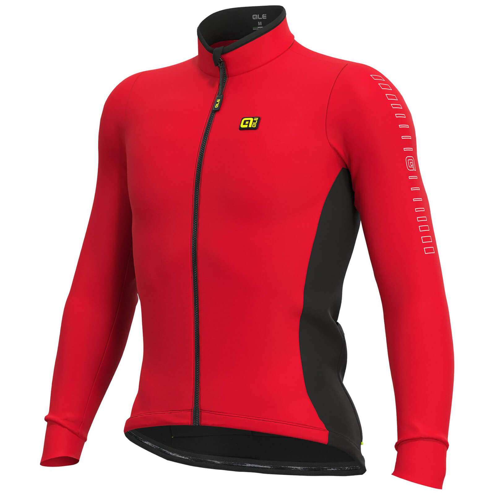 Image of Alé Solid Fondo Long Sleeve Jersey - L - Rot