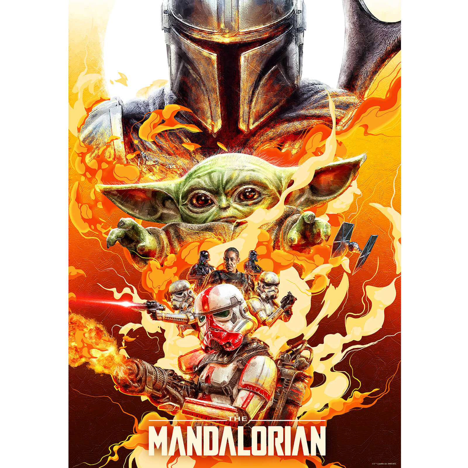 Star Wars The Mandalorian  Redemption  Lithograph by Chris Christodoulou