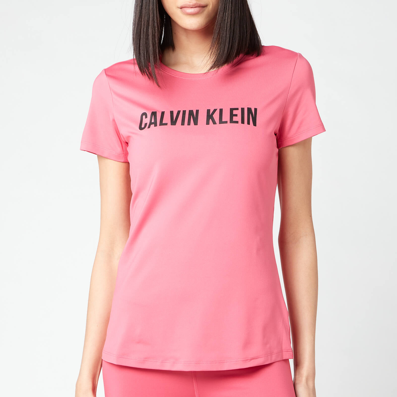 Calvin Klein Performance Women's Short Sleeve Logo T-Shirt - City Pink - XS