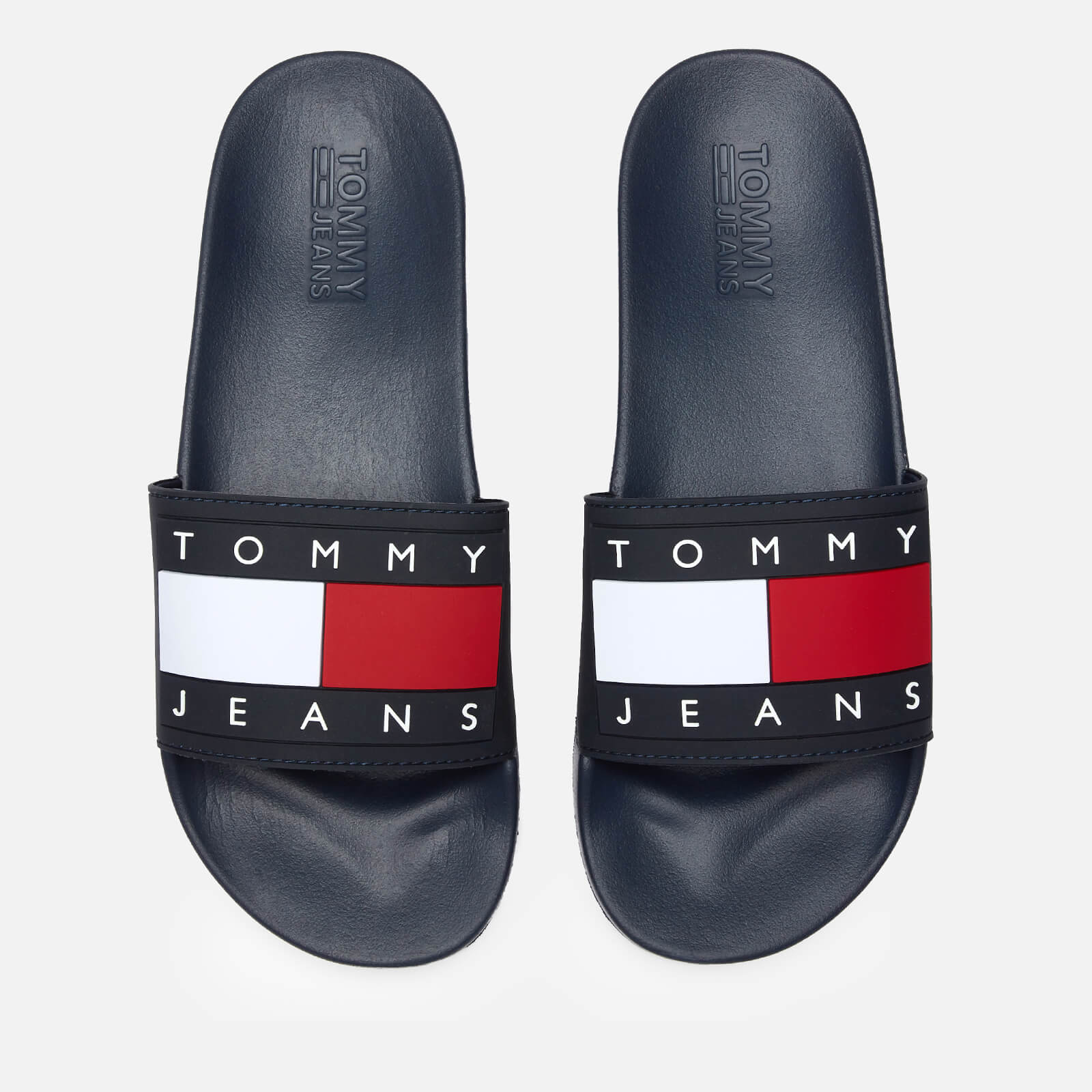 Tommy Jeans Men's Flag Pool Slide Sandals - Twilight Navy - UK 8