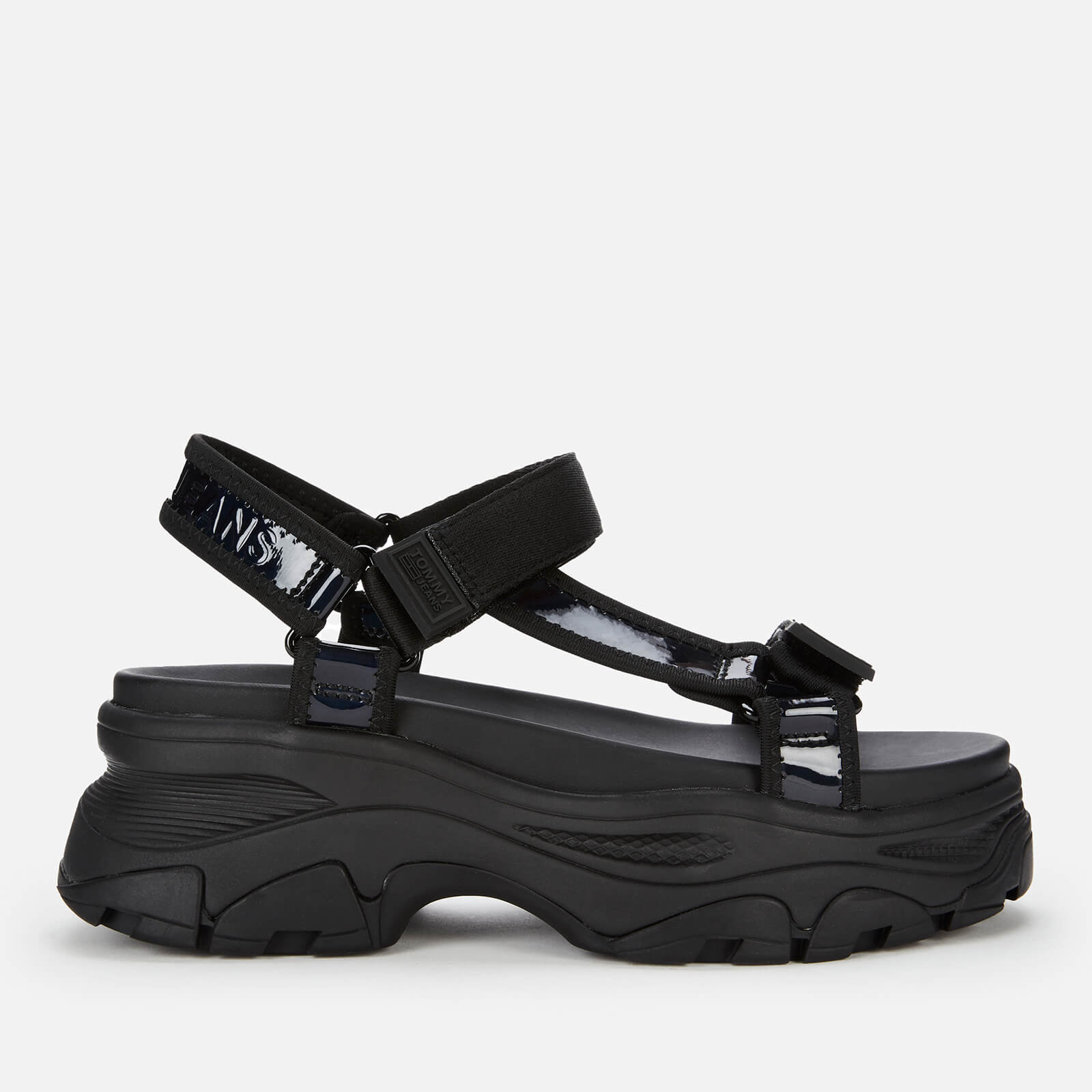 Tommy Jeans Women's Iridescent Hybrid Sandals - Black - UK 5