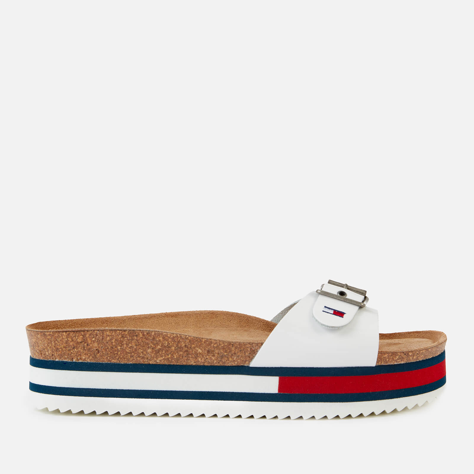 Tommy Jeans Women's Flag Outsole Mule Sandals - White - UK 6.5