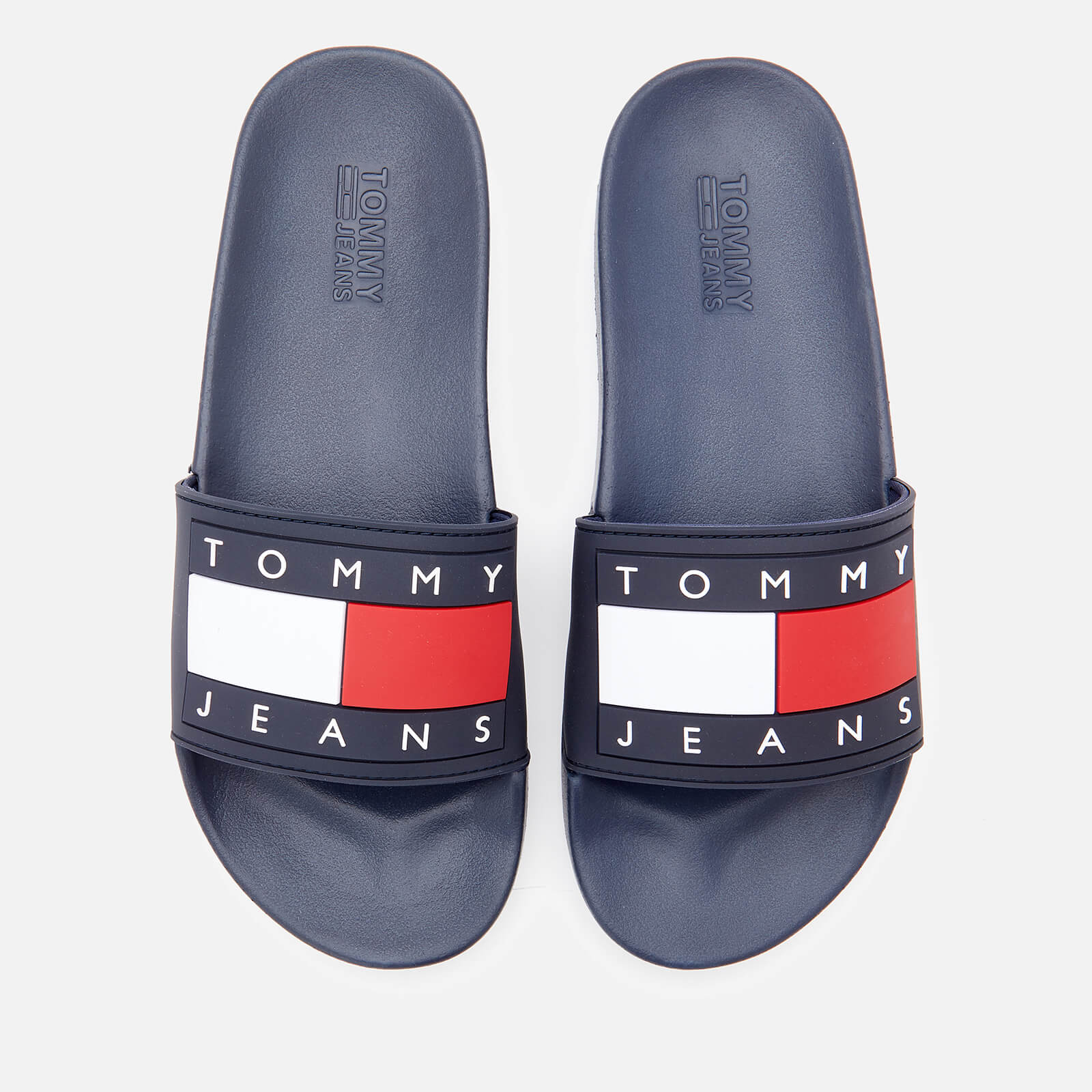 Tommy Jeans Women's Flag Pool Slide Sandals - Twilight Navy - UK 3.5