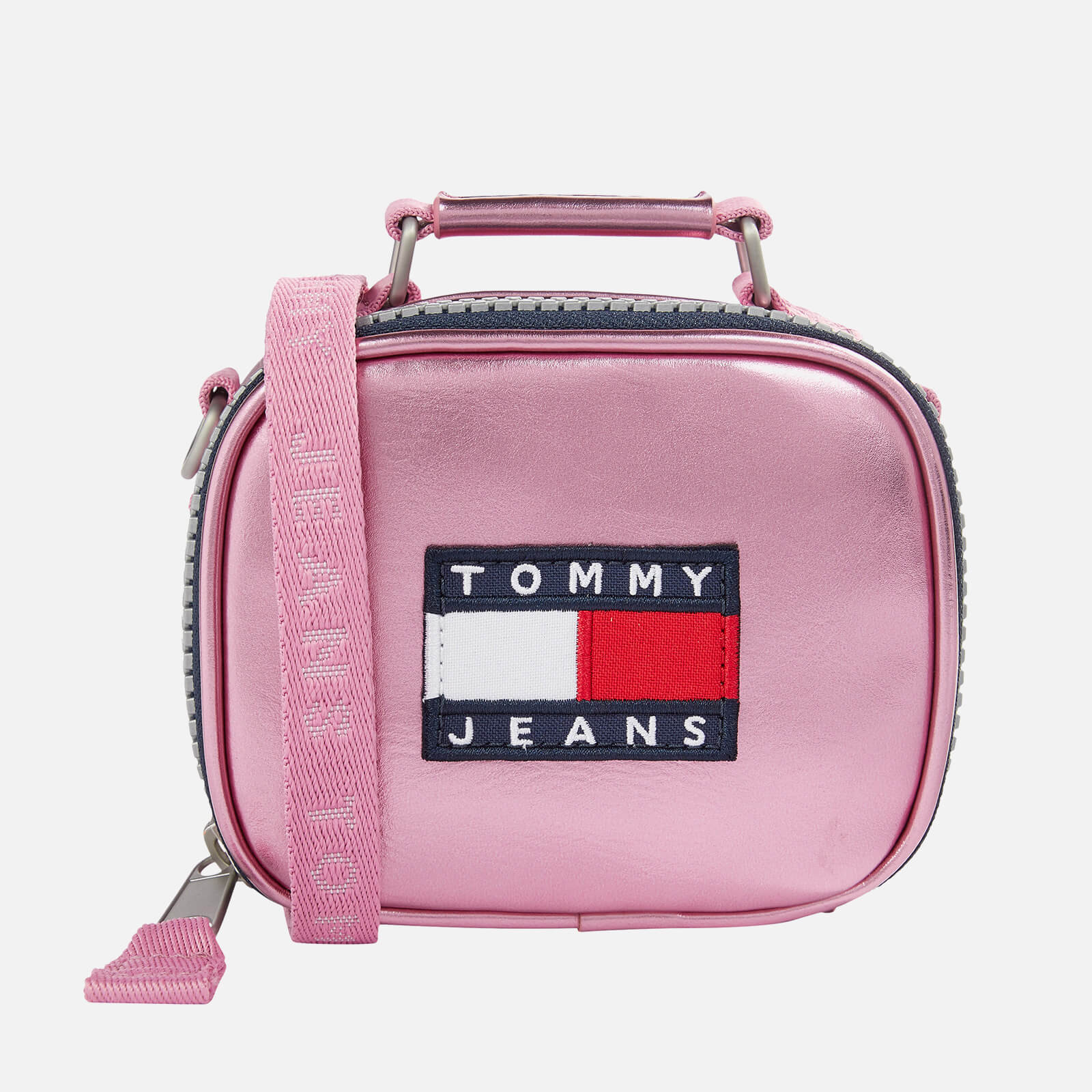 Tommy Jeans Women's Heritage Metallic Nano Bag - Pink Daisy