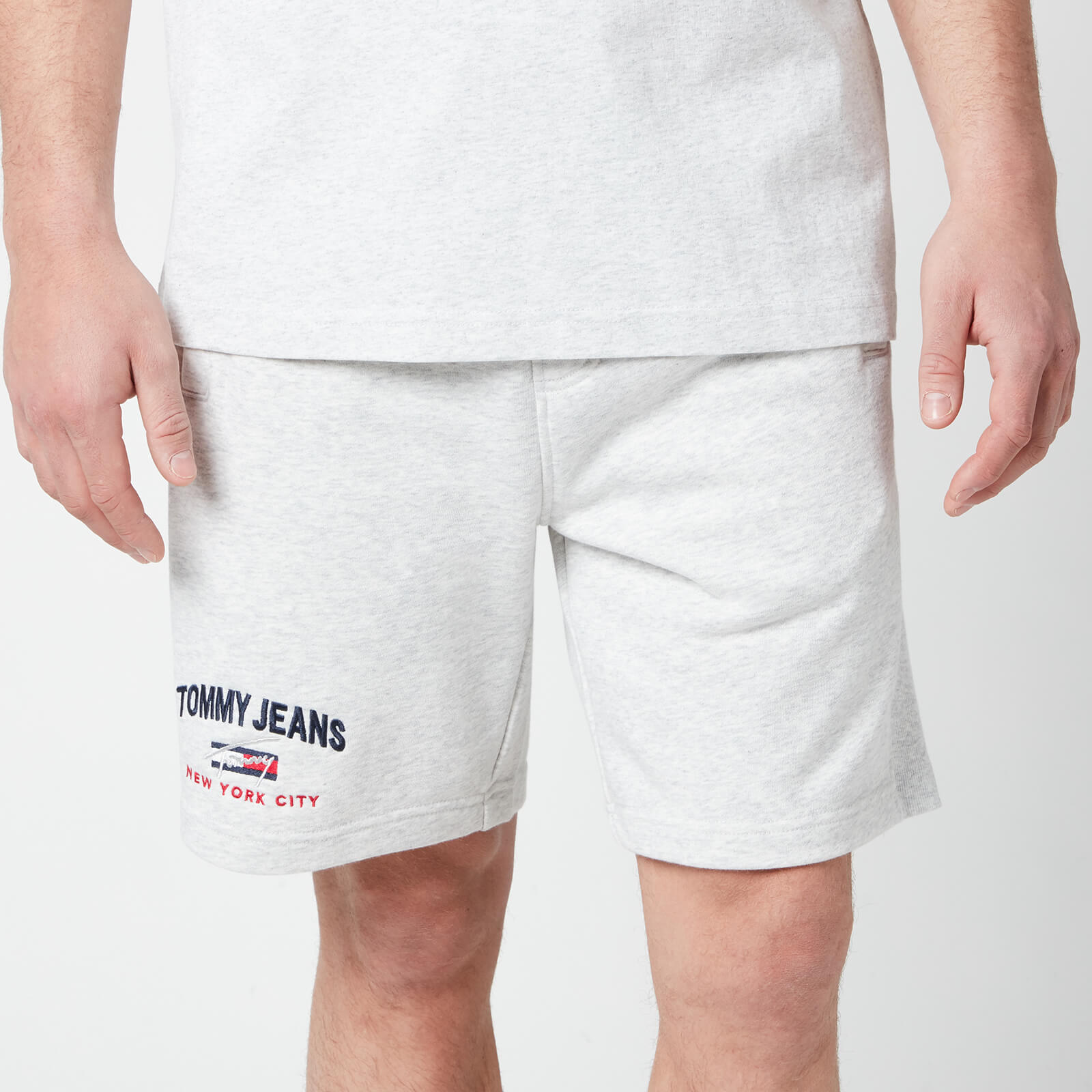 Tommy Jeans Men's Timeless Shorts - Silver Grey HTR - S