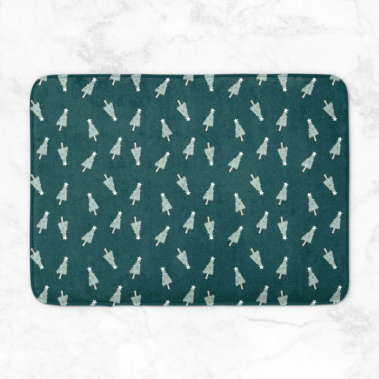 Christmas Tree Bath Mat