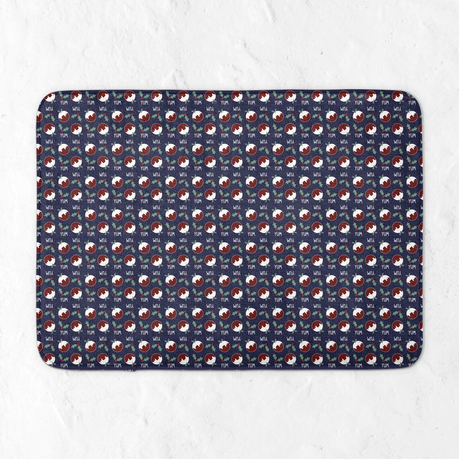 Christmas Puddings Bath Mat