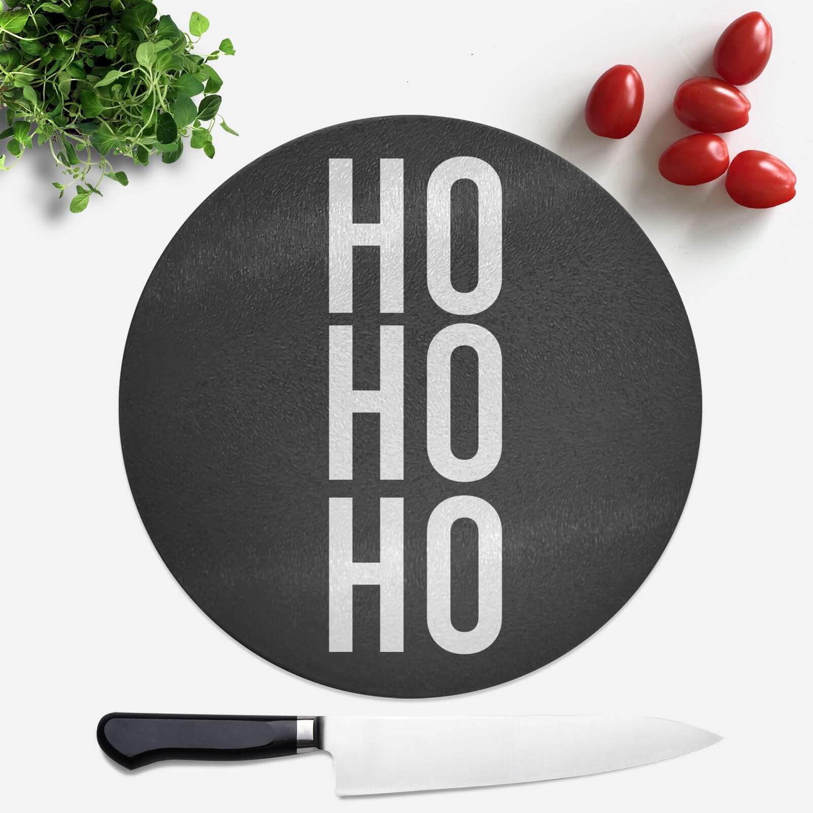 Ho Ho Ho Round Chopping Board
